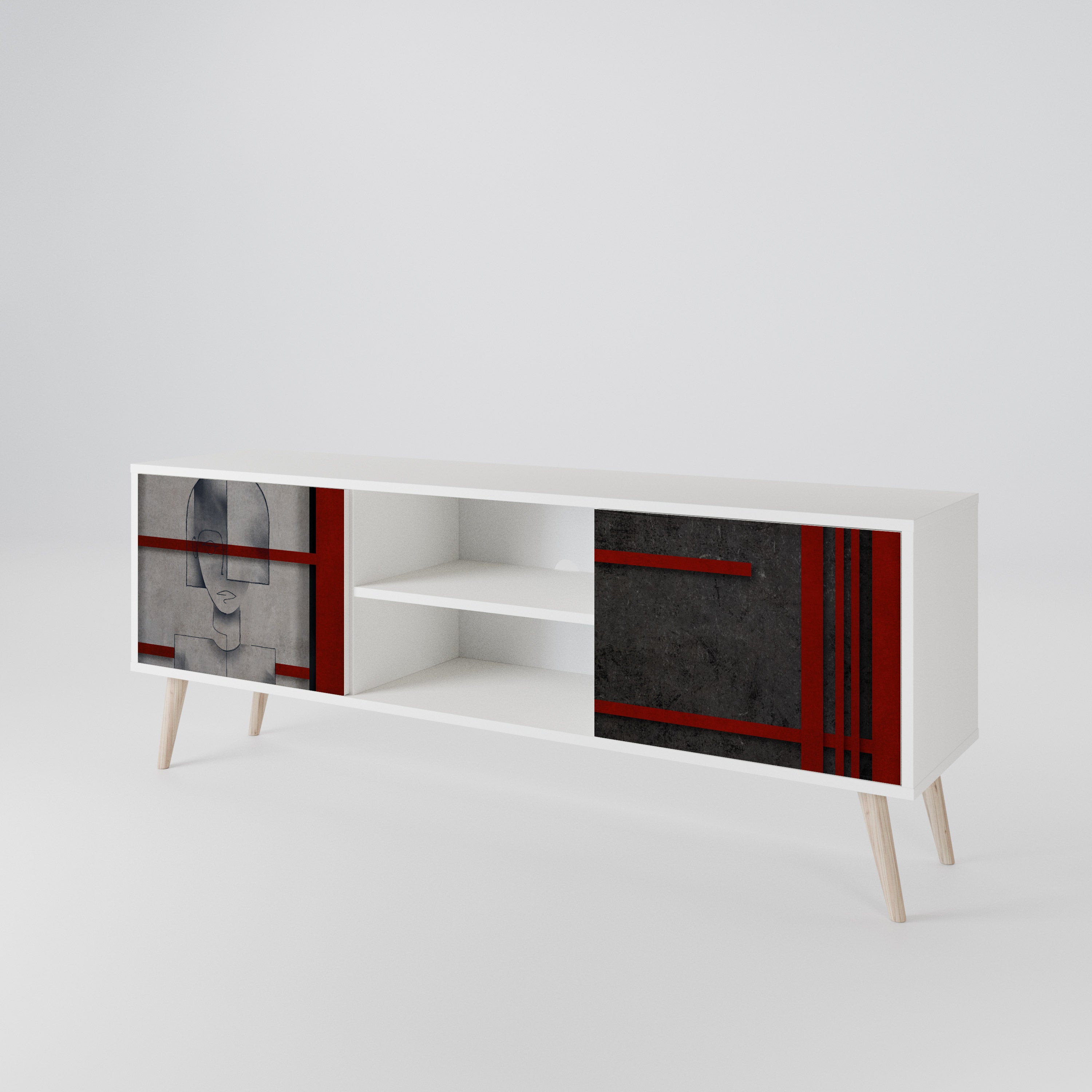 GRAY FIGURES 2-türiges TV-Lowboard