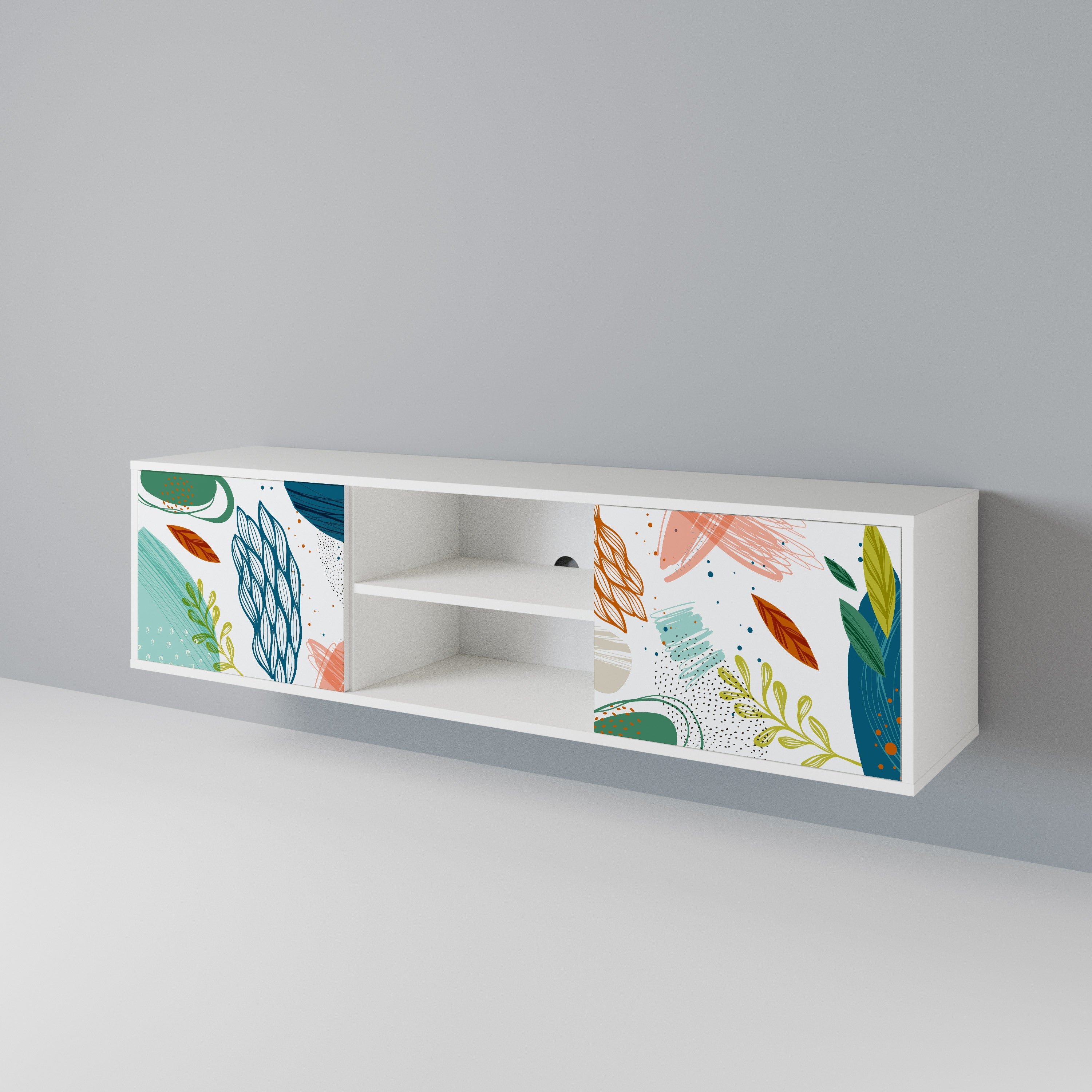 BOTANICAL HURRICANE 2-türiges TV-Lowboard