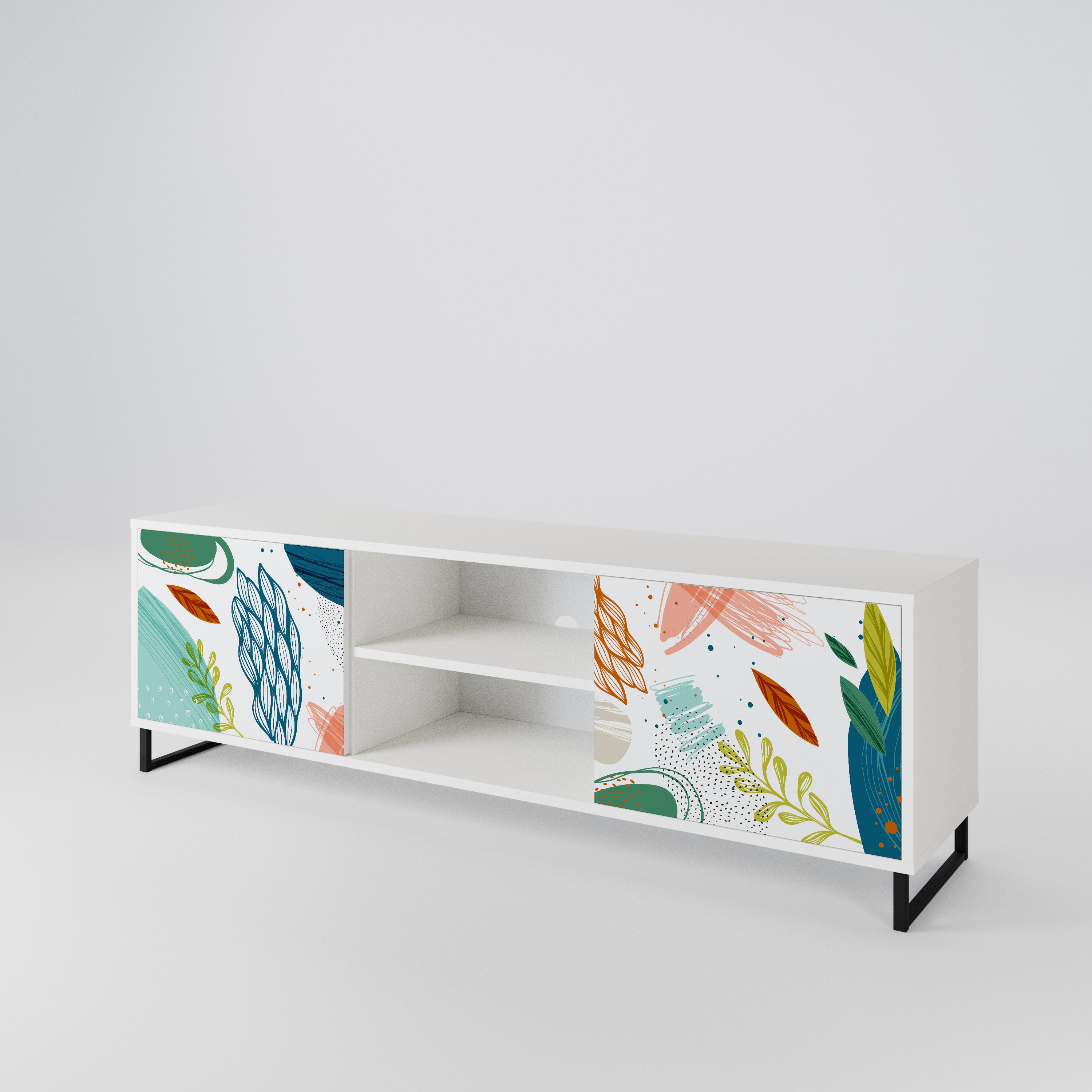 BOTANICAL HURRICANE 2-türiges TV-Lowboard