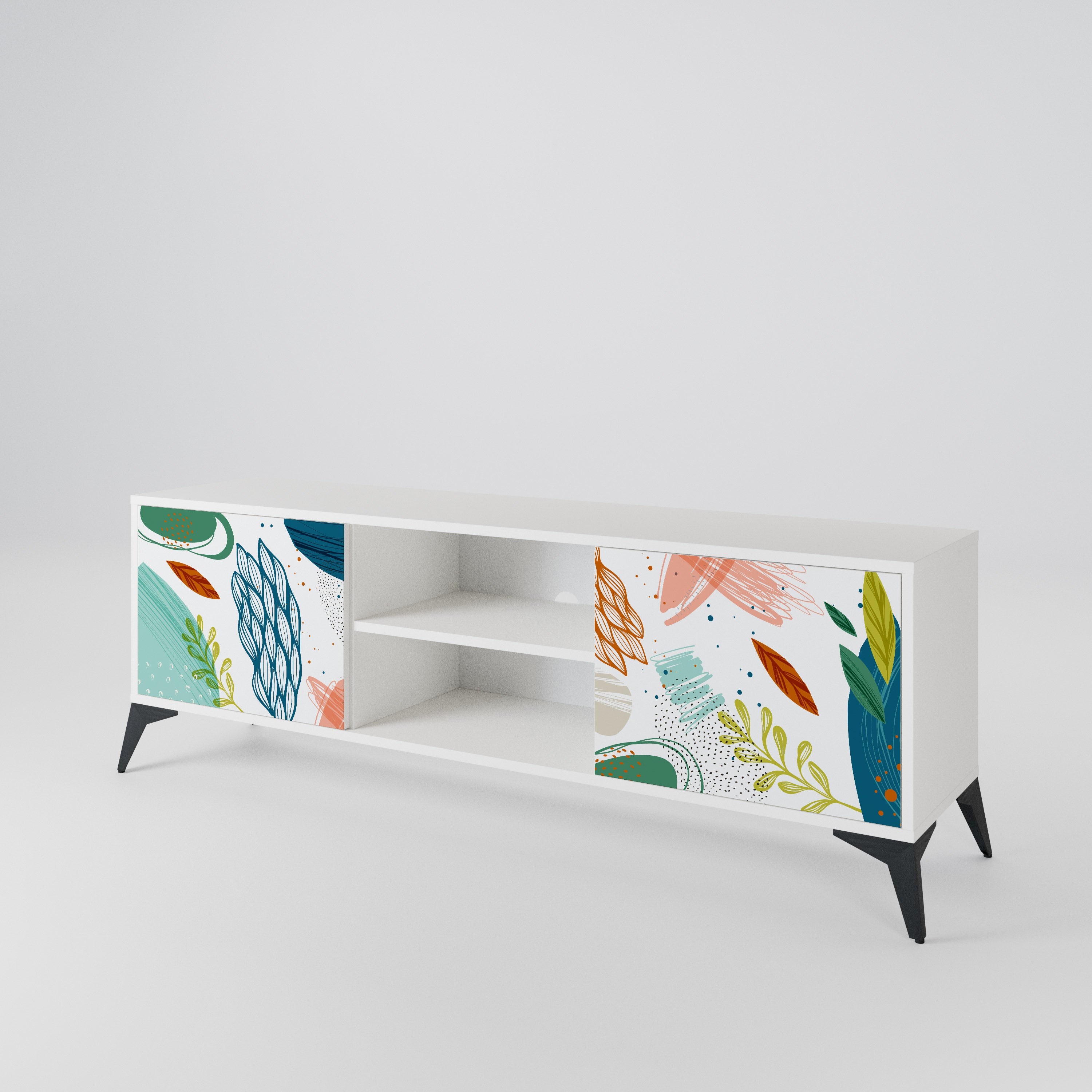 BOTANICAL HURRICANE 2-türiges TV-Lowboard