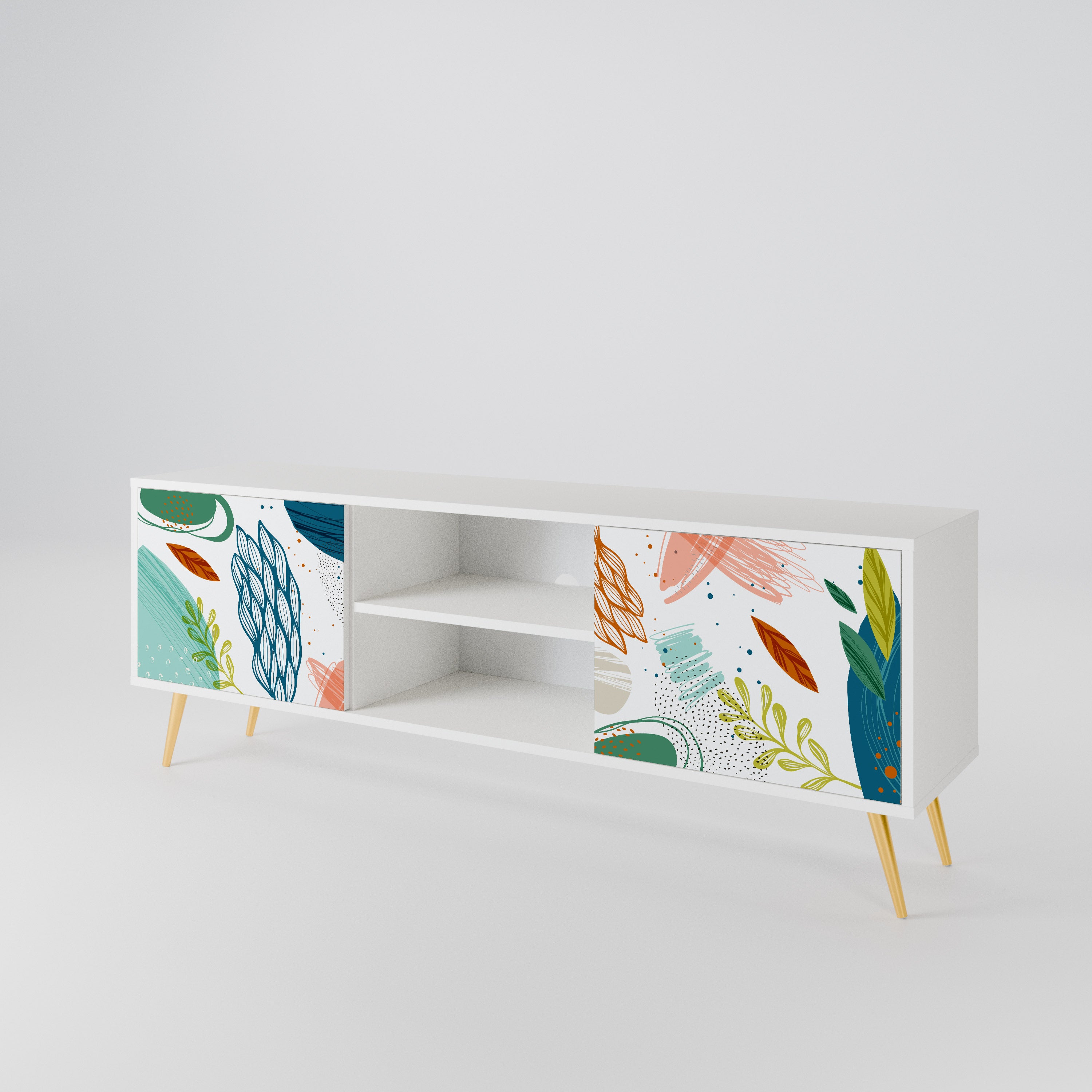 BOTANICAL HURRICANE 2-türiges TV-Lowboard