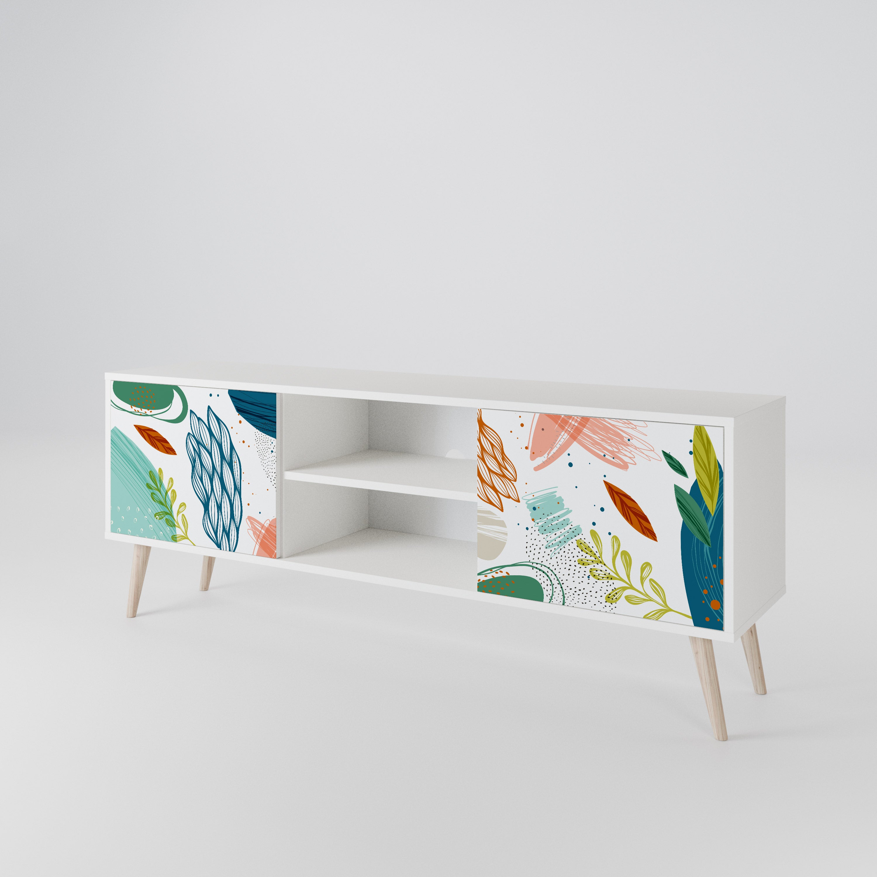 BOTANICAL HURRICANE 2-türiges TV-Lowboard
