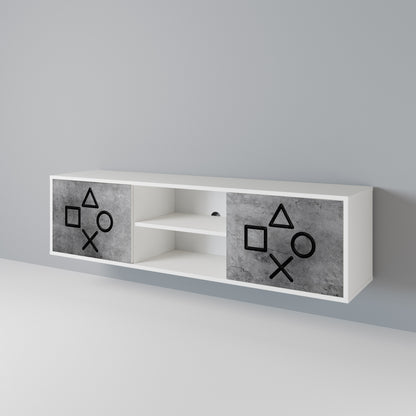 GAMER CHOICE 2-türiges TV-Lowboard