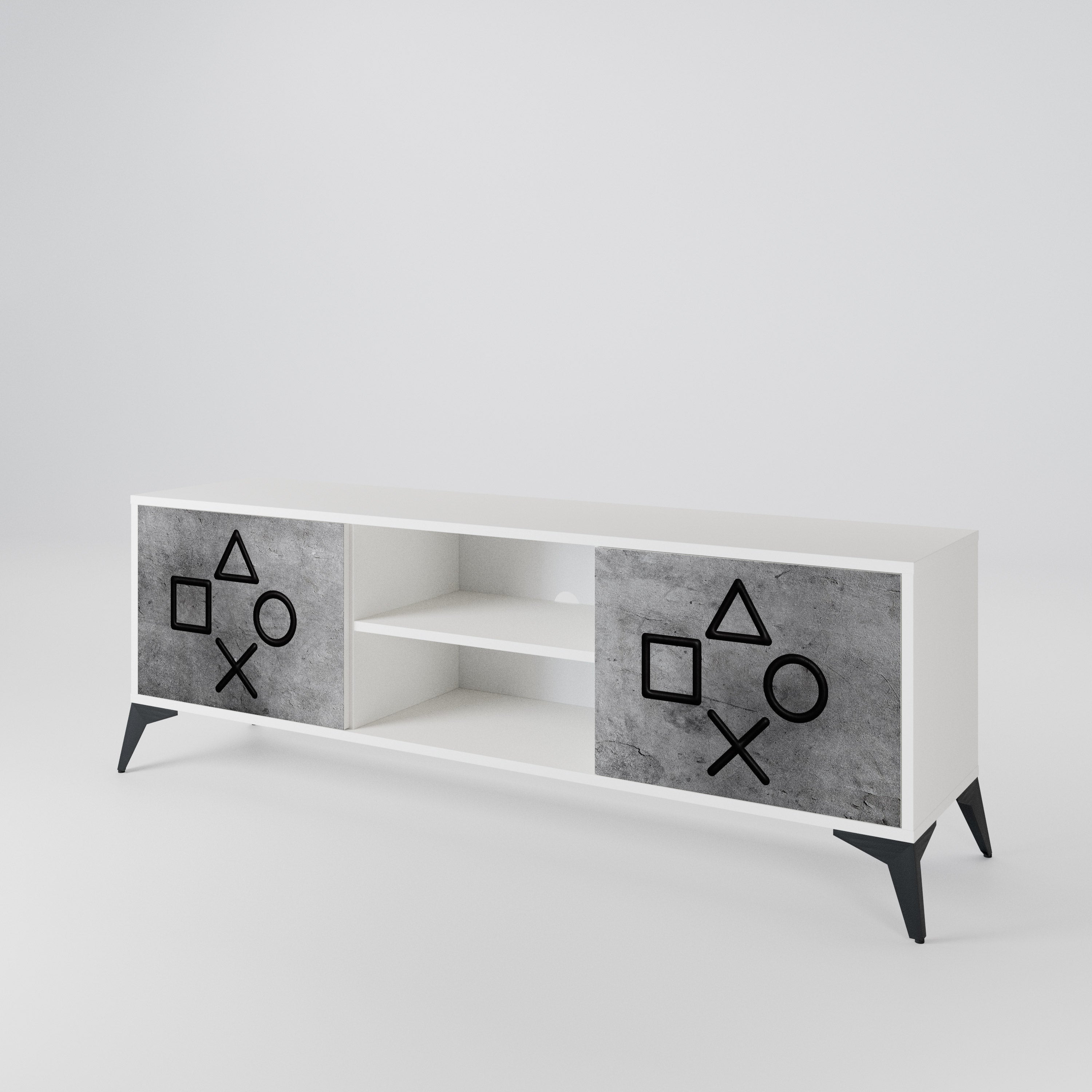 GAMER CHOICE 2-türiges TV-Lowboard