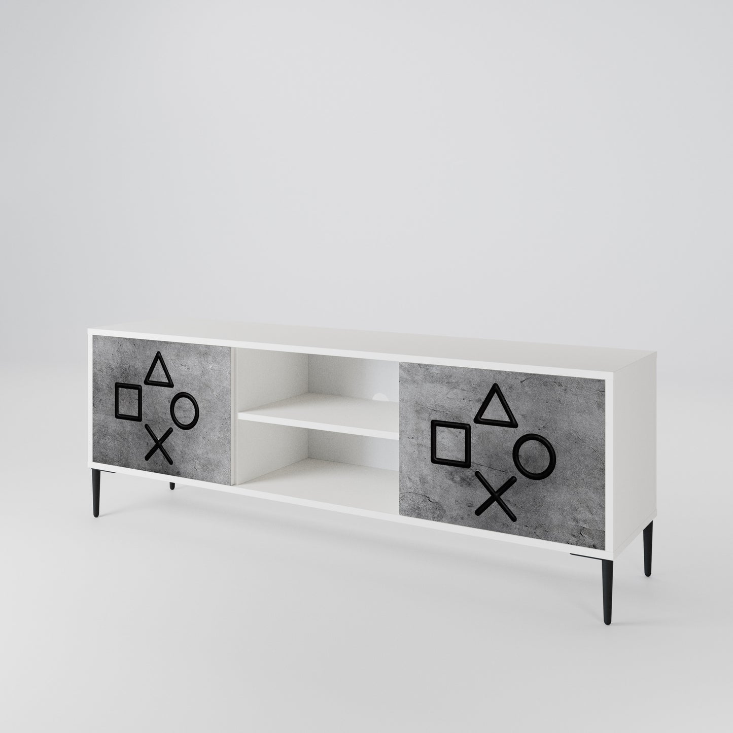 GAMER CHOICE 2-türiges TV-Lowboard