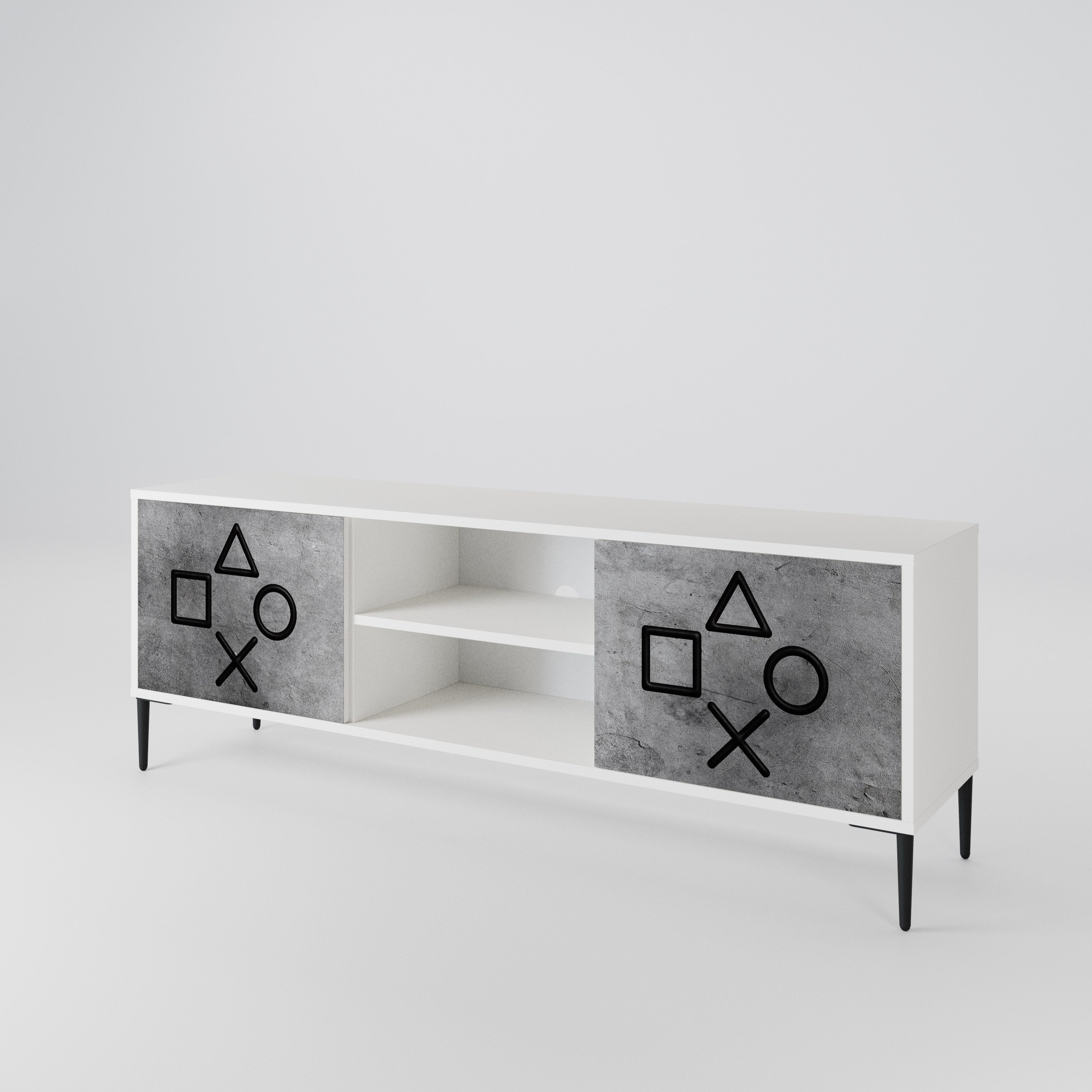 GAMER CHOICE 2-türiges TV-Lowboard