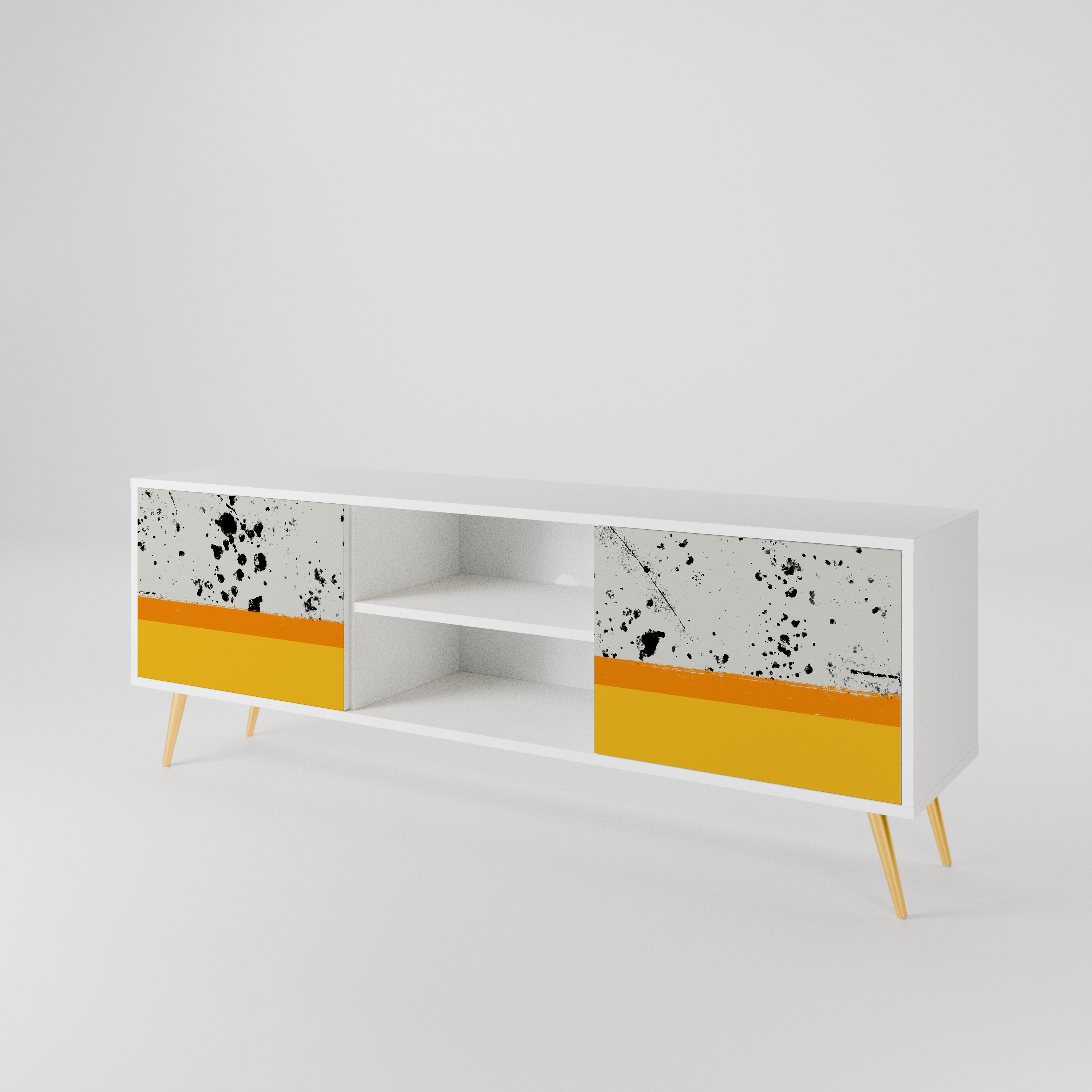 DYED BY ORANGE 2-türiges TV-Lowboard