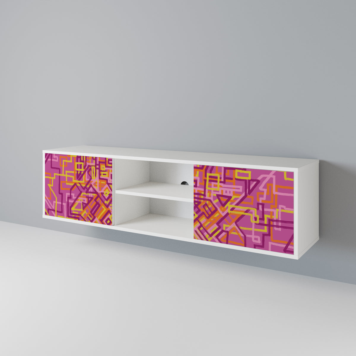 LOVELY MEMORIES 2-Door TV Cabinet