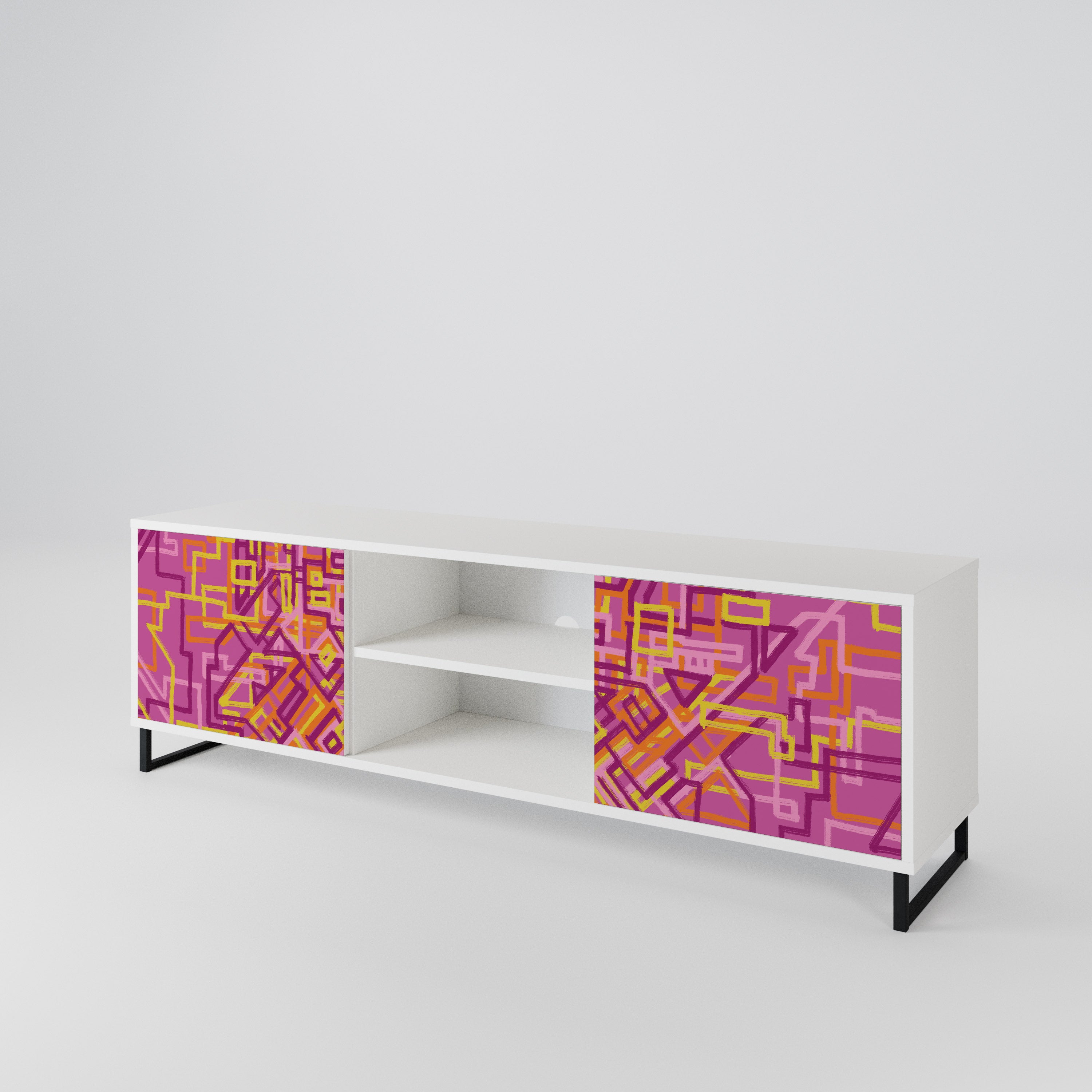 LOVELY MEMORIES 2-Door TV Cabinet
