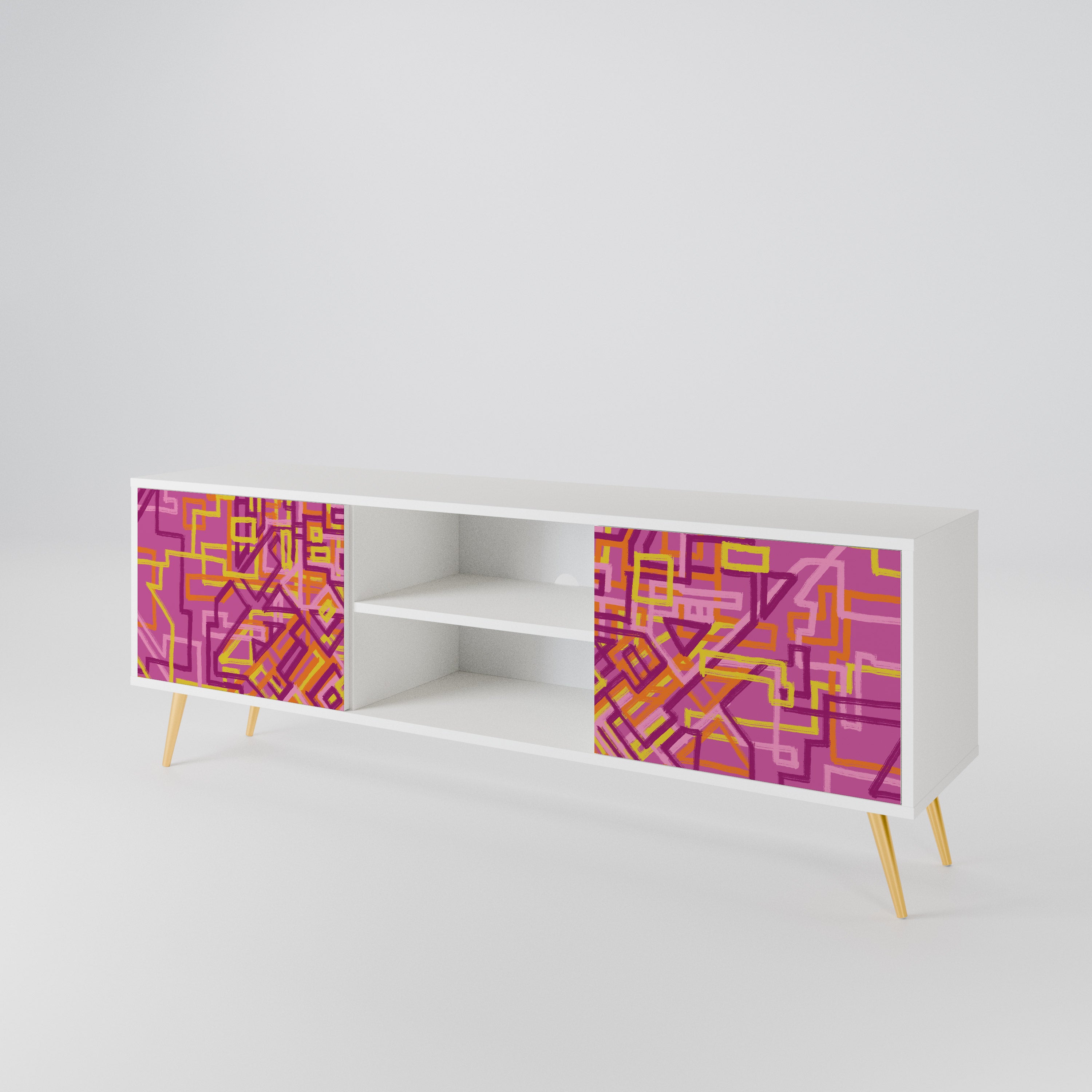 LOVELY MEMORIES 2-Door TV Cabinet