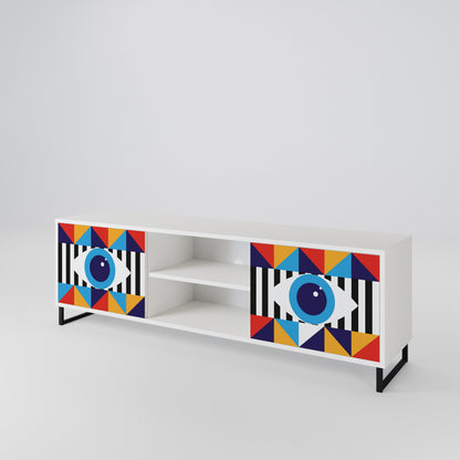 ABSTRACTION AND GEOMETRY 2-türiges TV-Lowboard
