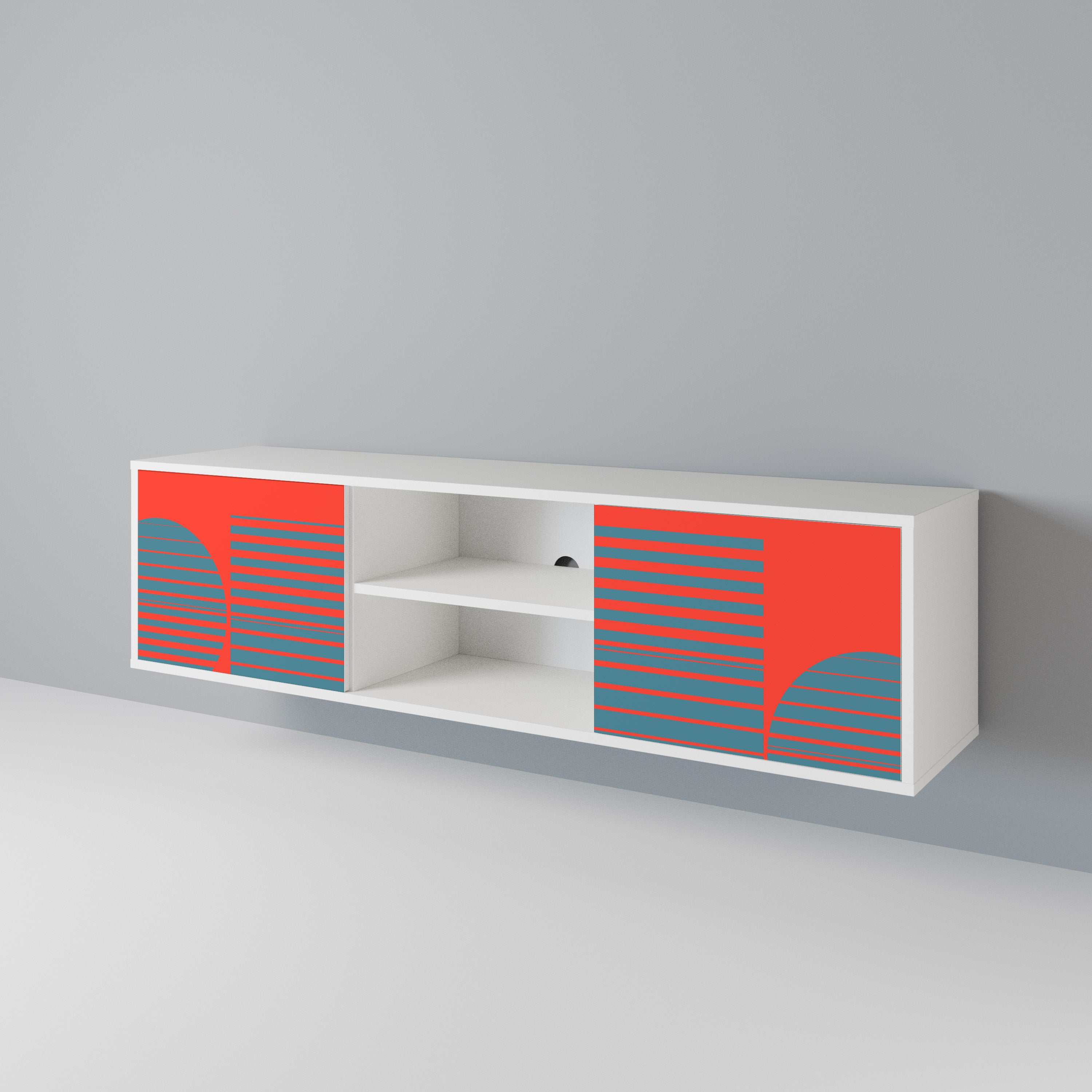 RISING GEOMETRY STARS 2-Door TV Cabinet