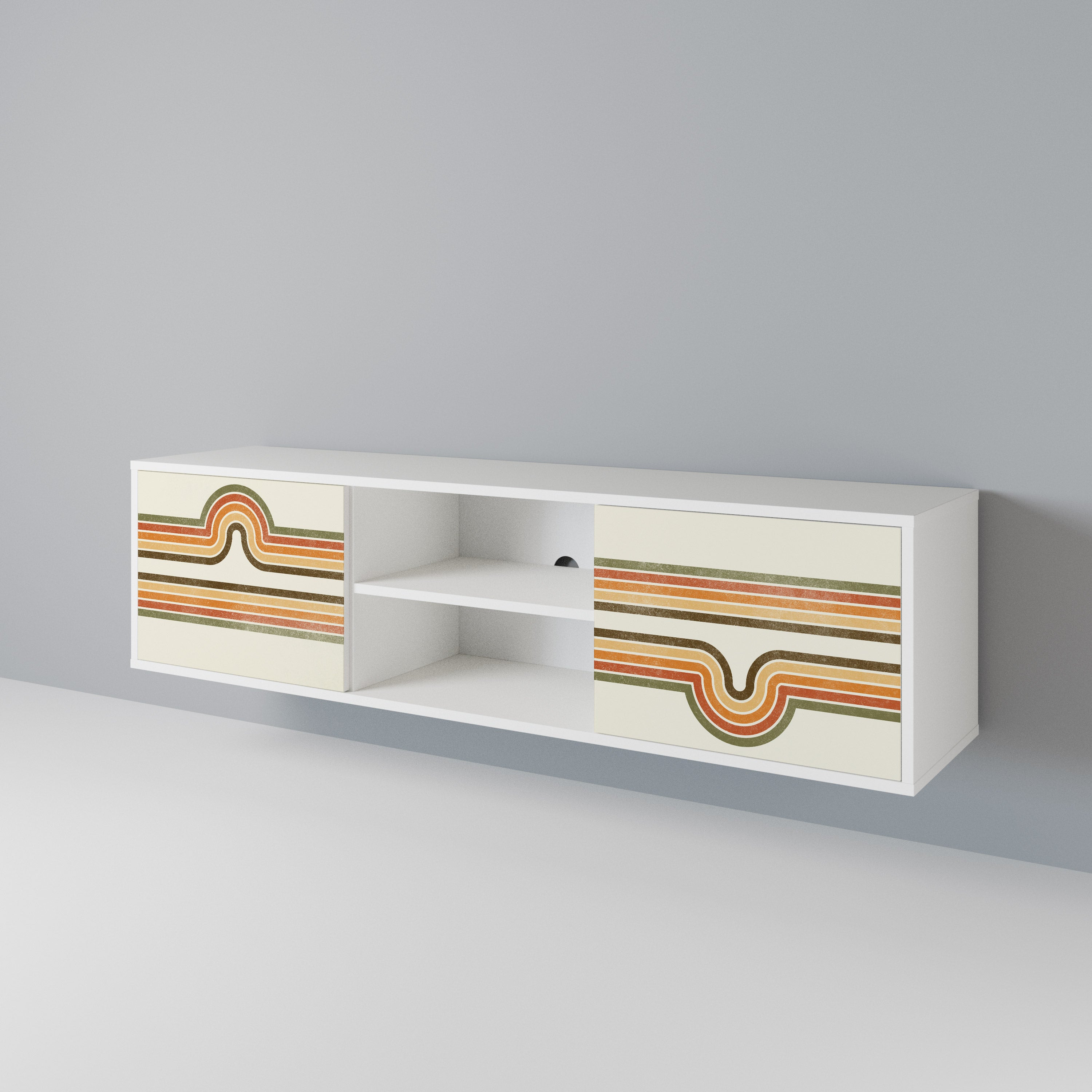 EXCEPTIONAL STREAM 2-türiges TV-Lowboard