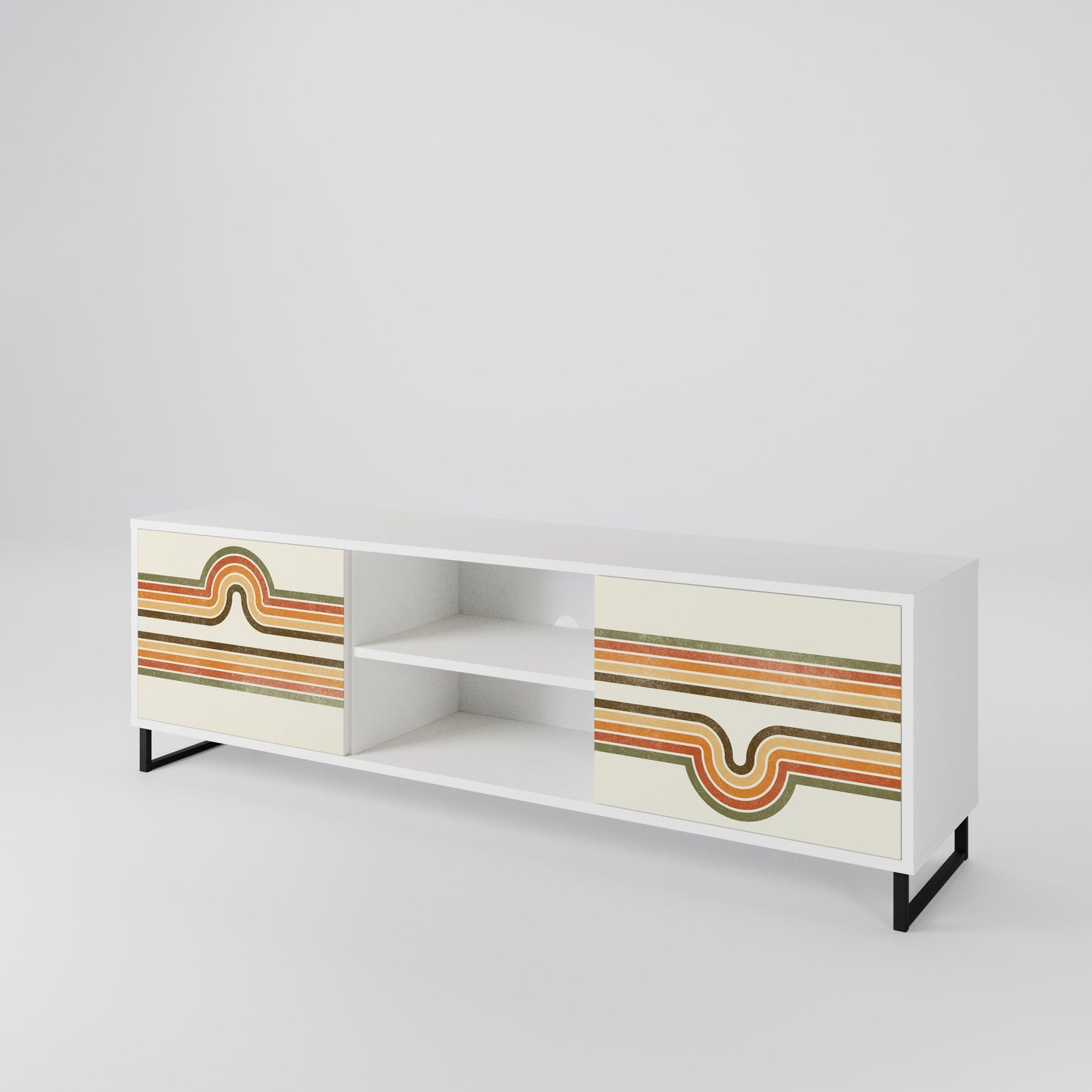 EXCEPTIONAL STREAM 2-türiges TV-Lowboard