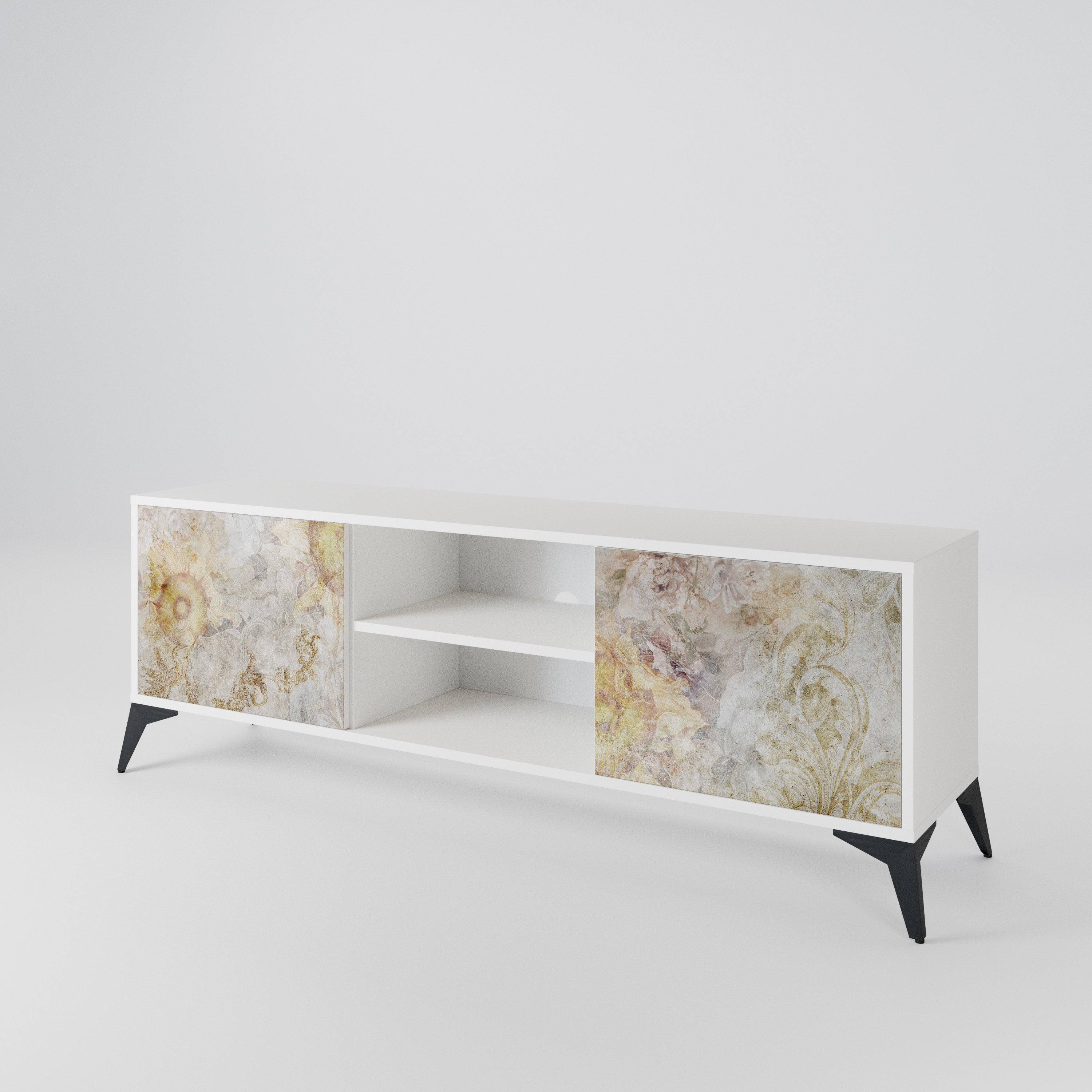 SUNFLOWER BLUR 2-Door TV Cabinet