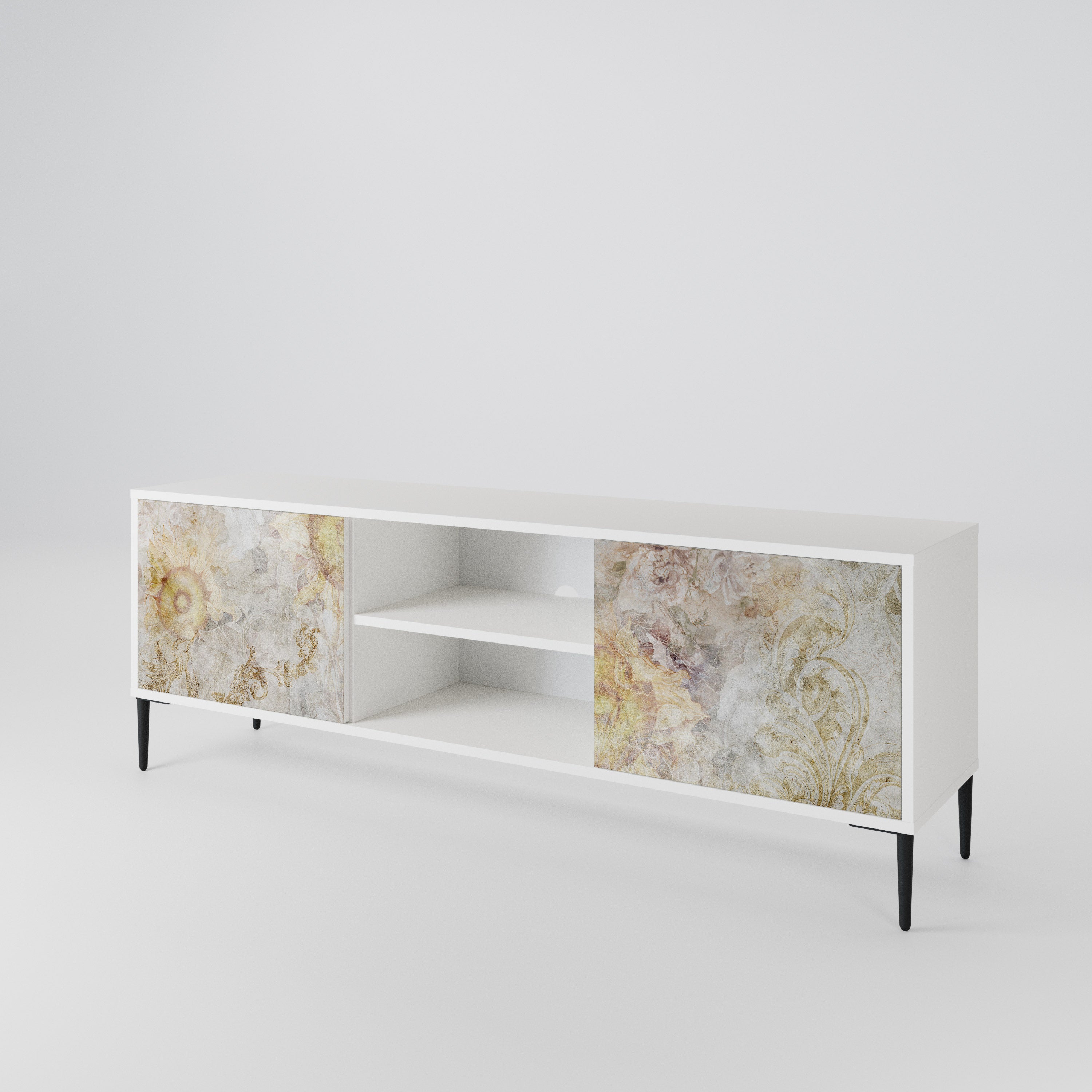 SUNFLOWER BLUR 2-Door TV Cabinet