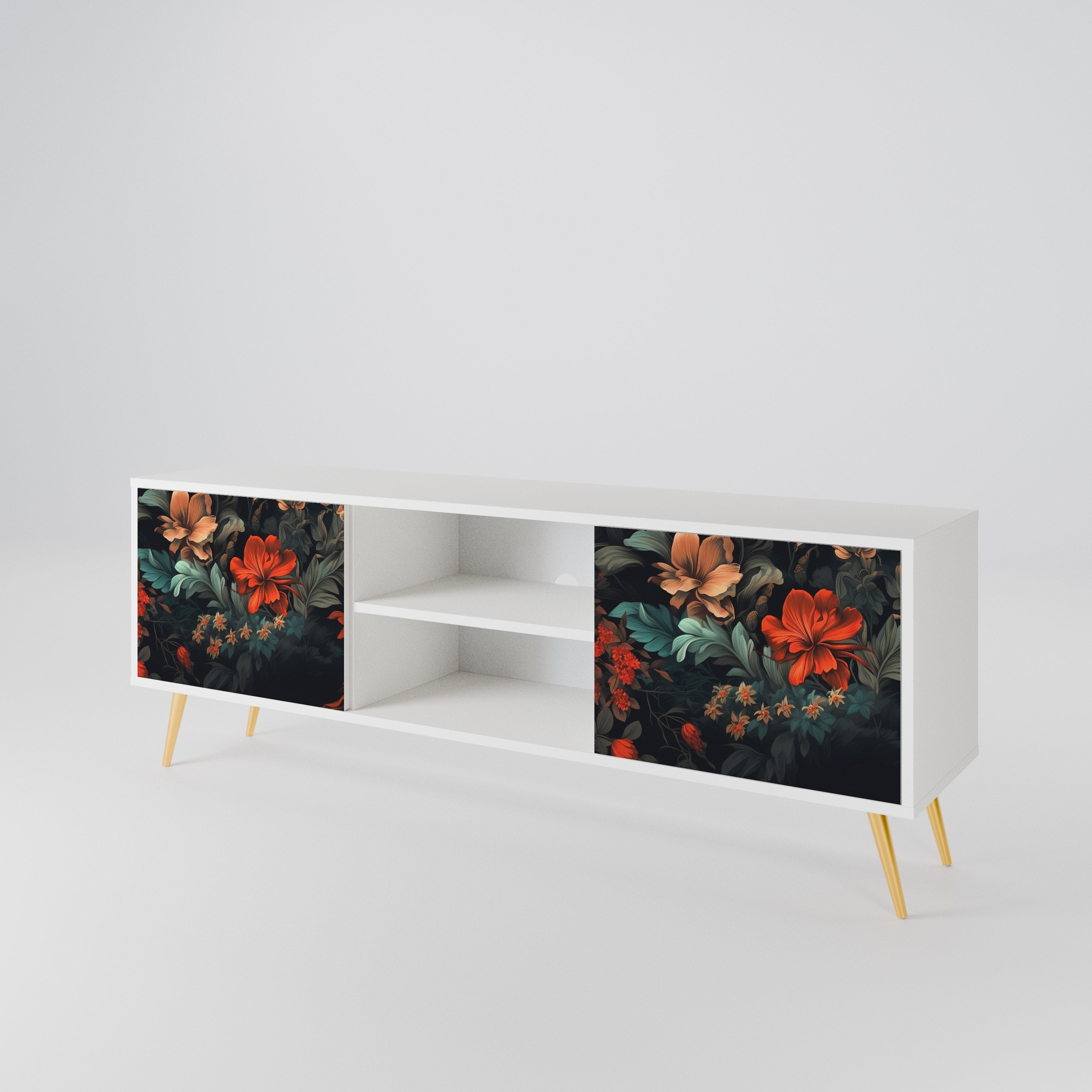 IMAGINARY BLOSSOM 2-türiges TV-Lowboard