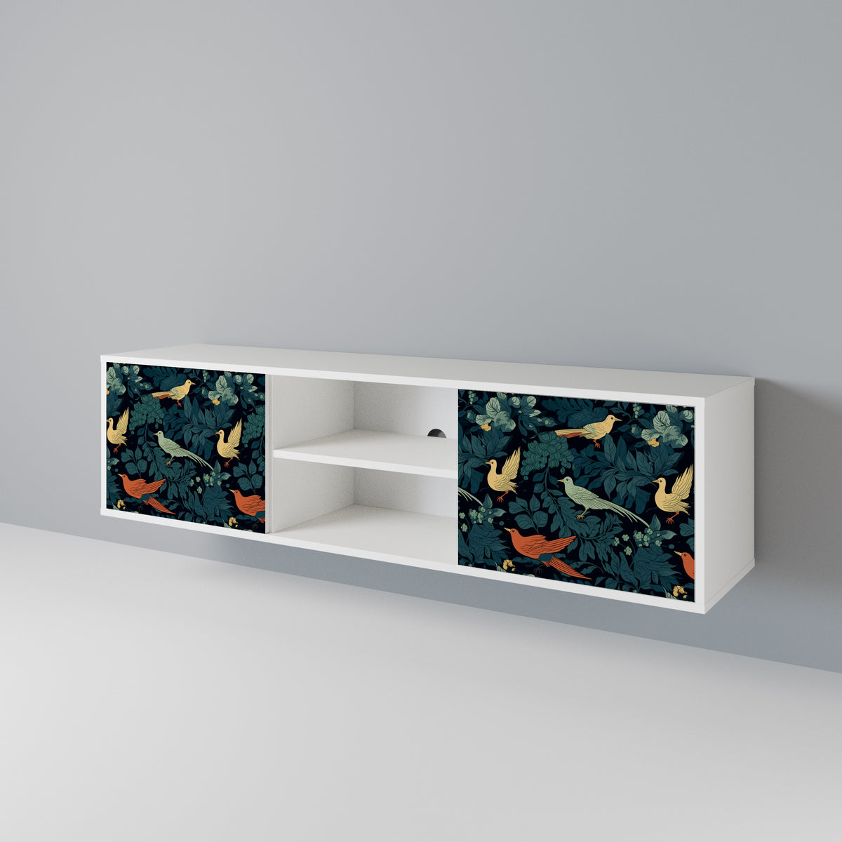 FOWL ORNAMENT 2-türiges TV-Lowboard