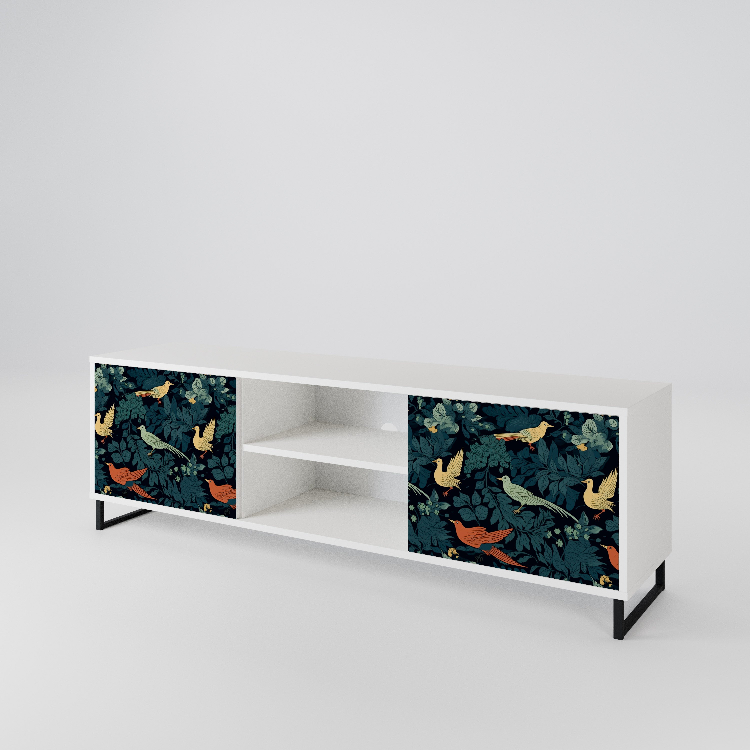 FOWL ORNAMENT 2-türiges TV-Lowboard