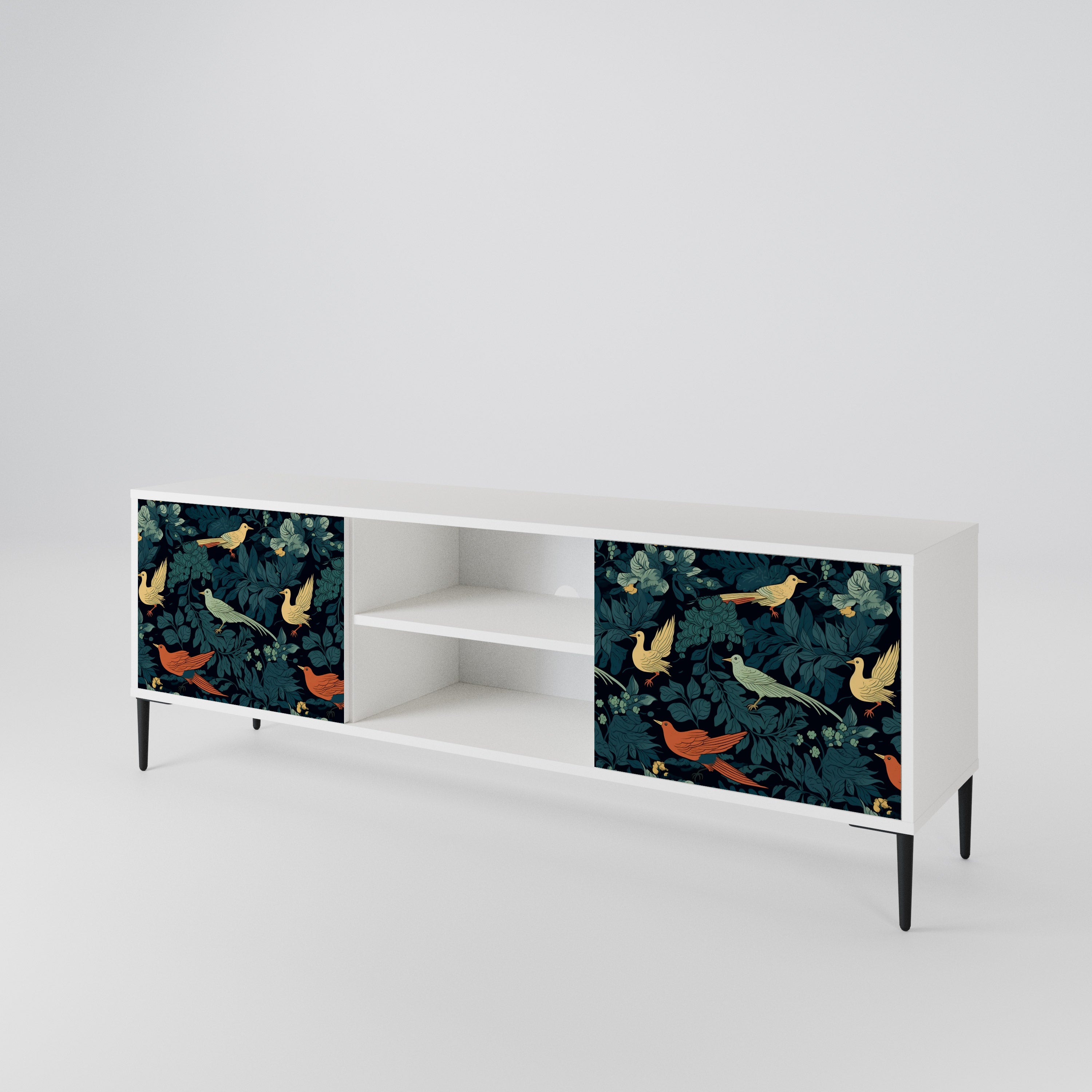 FOWL ORNAMENT 2-türiges TV-Lowboard