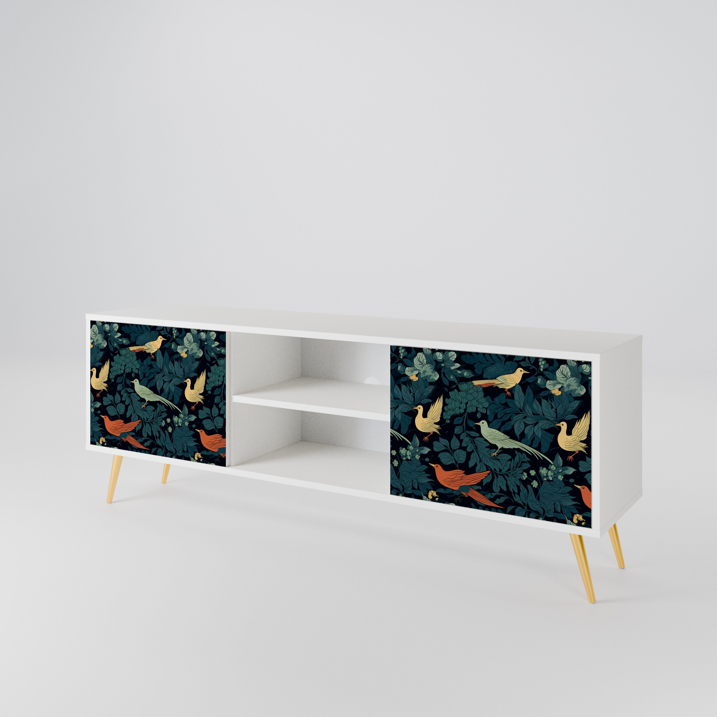 FOWL ORNAMENT 2-türiges TV-Lowboard