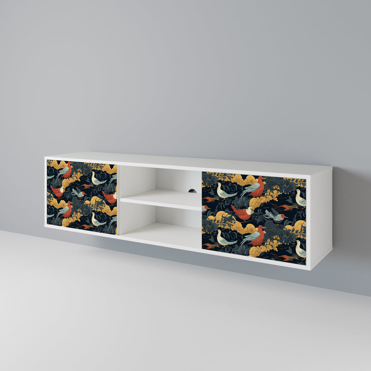 FOWLY DAZE 2-türiges TV-Lowboard
