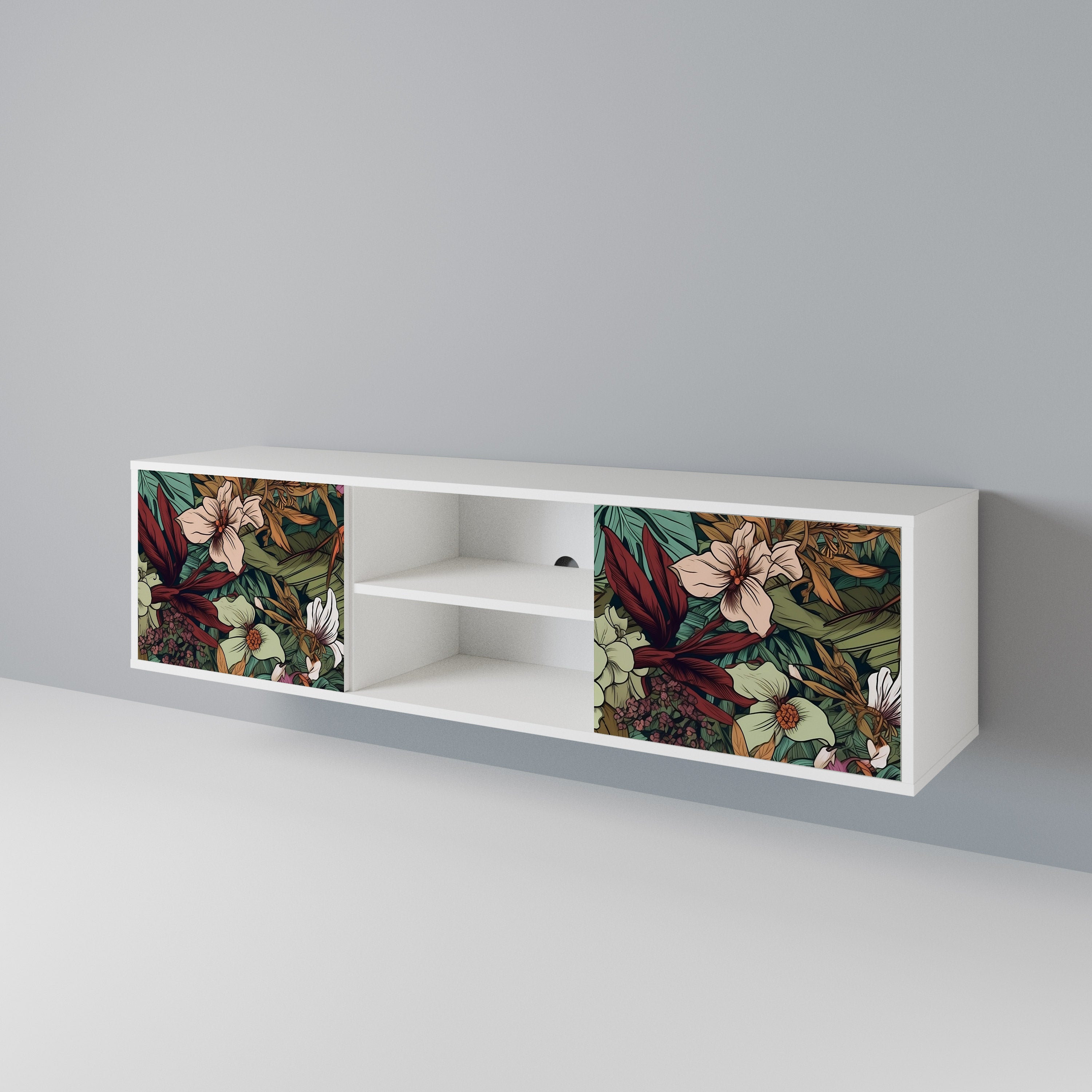 BOTANICAL EMERGENCE 2-türiges TV-Lowboard