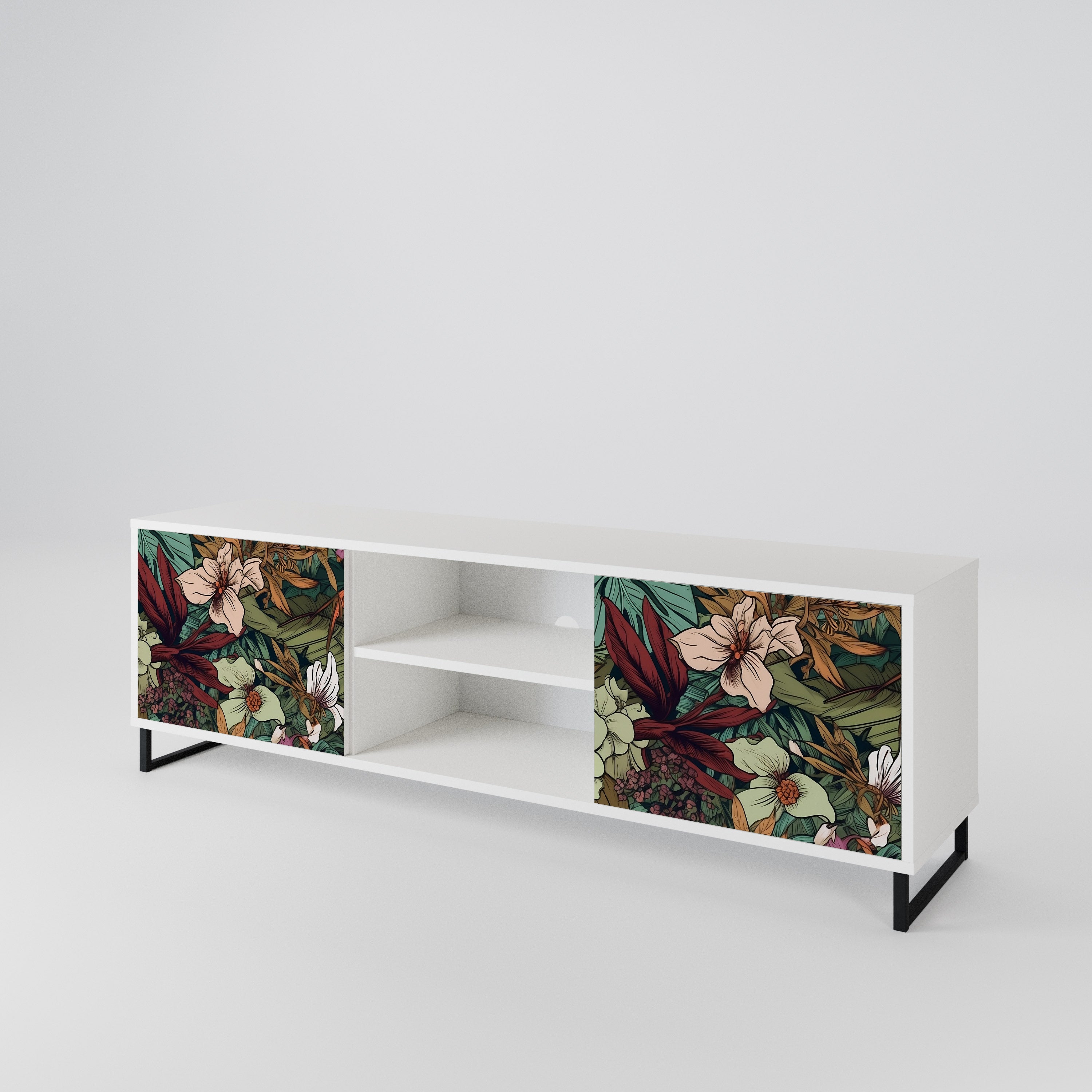 BOTANICAL EMERGENCE 2-türiges TV-Lowboard