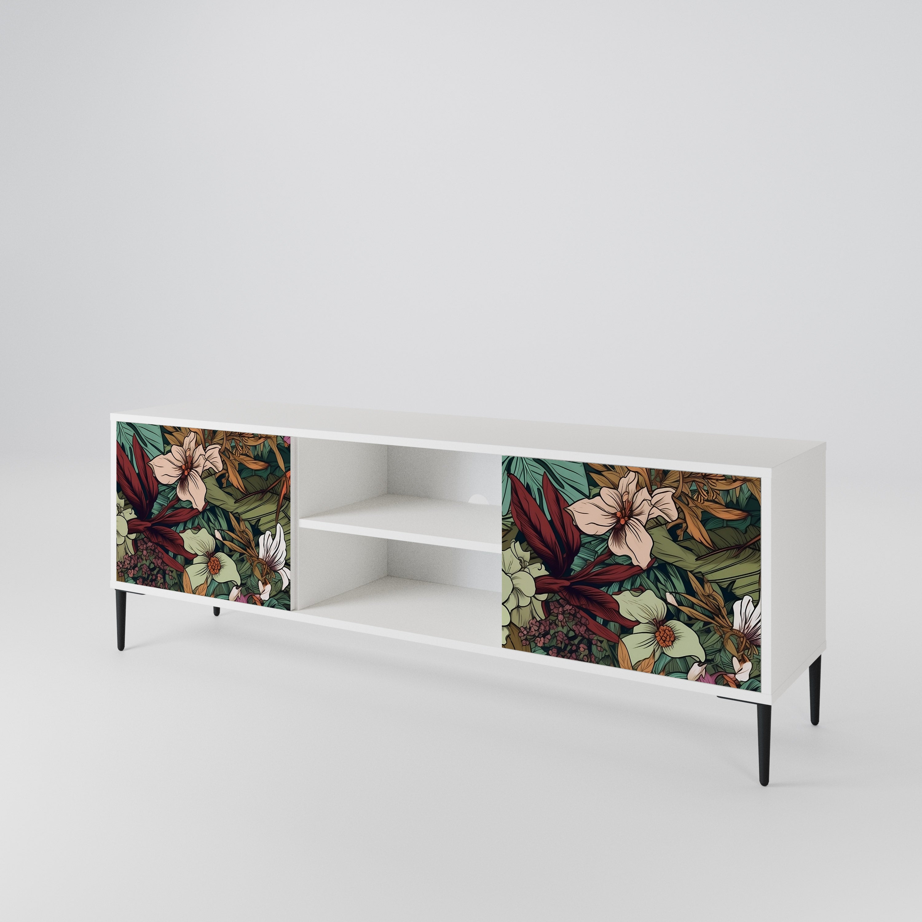 BOTANICAL EMERGENCE 2-türiges TV-Lowboard