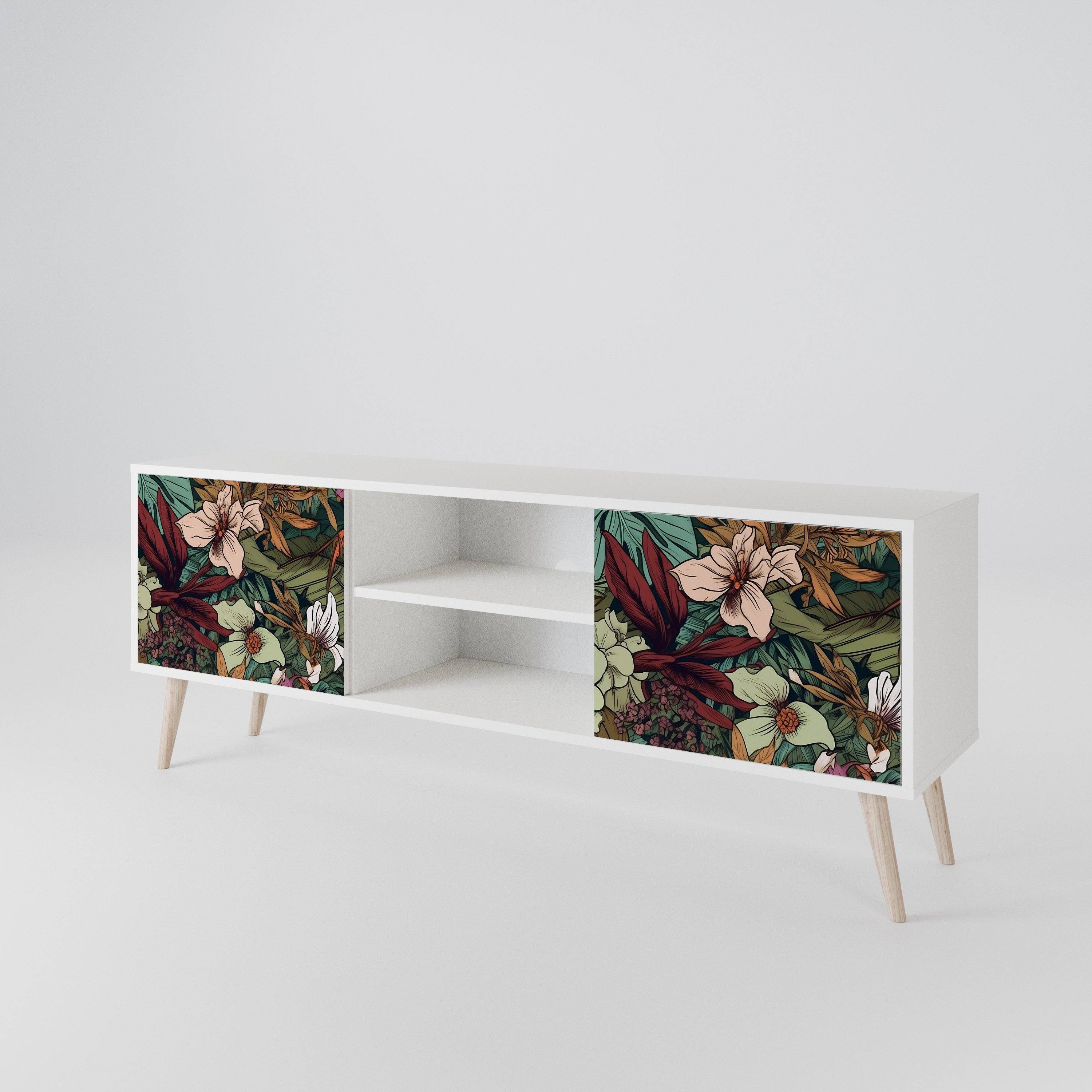 BOTANICAL EMERGENCE 2-türiges TV-Lowboard