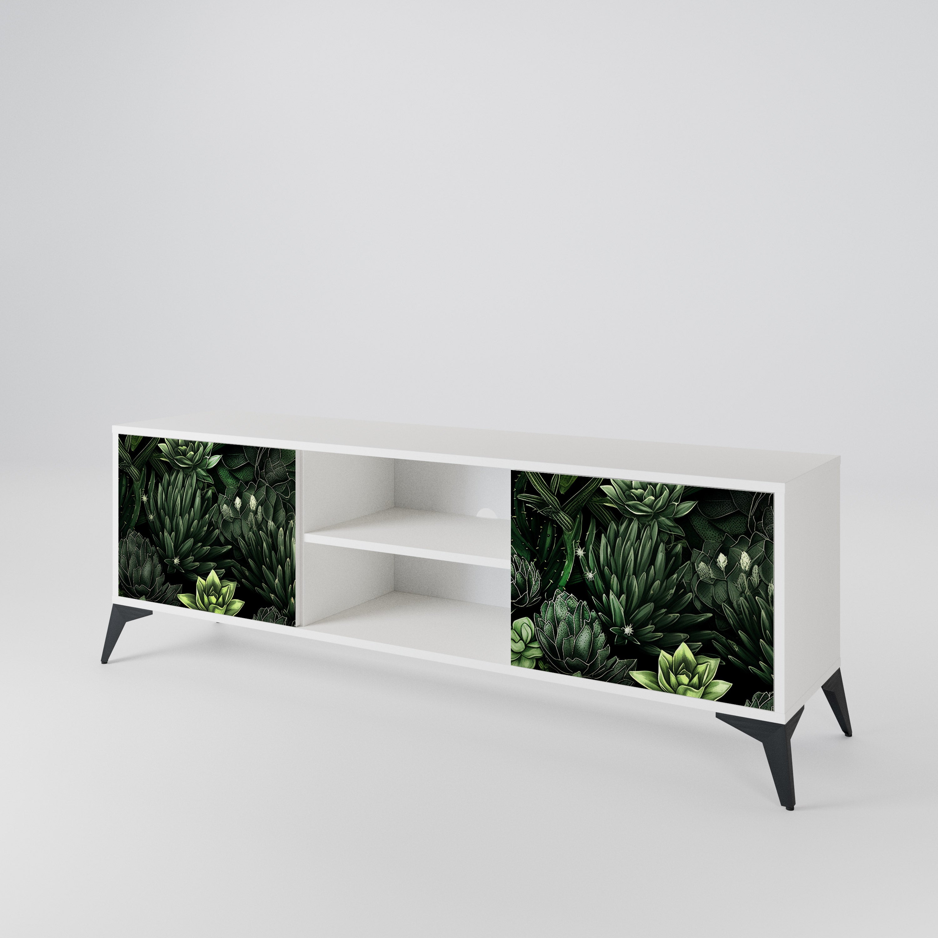 SUCCULENT JUNGLE 2-türiges TV-Lowboard