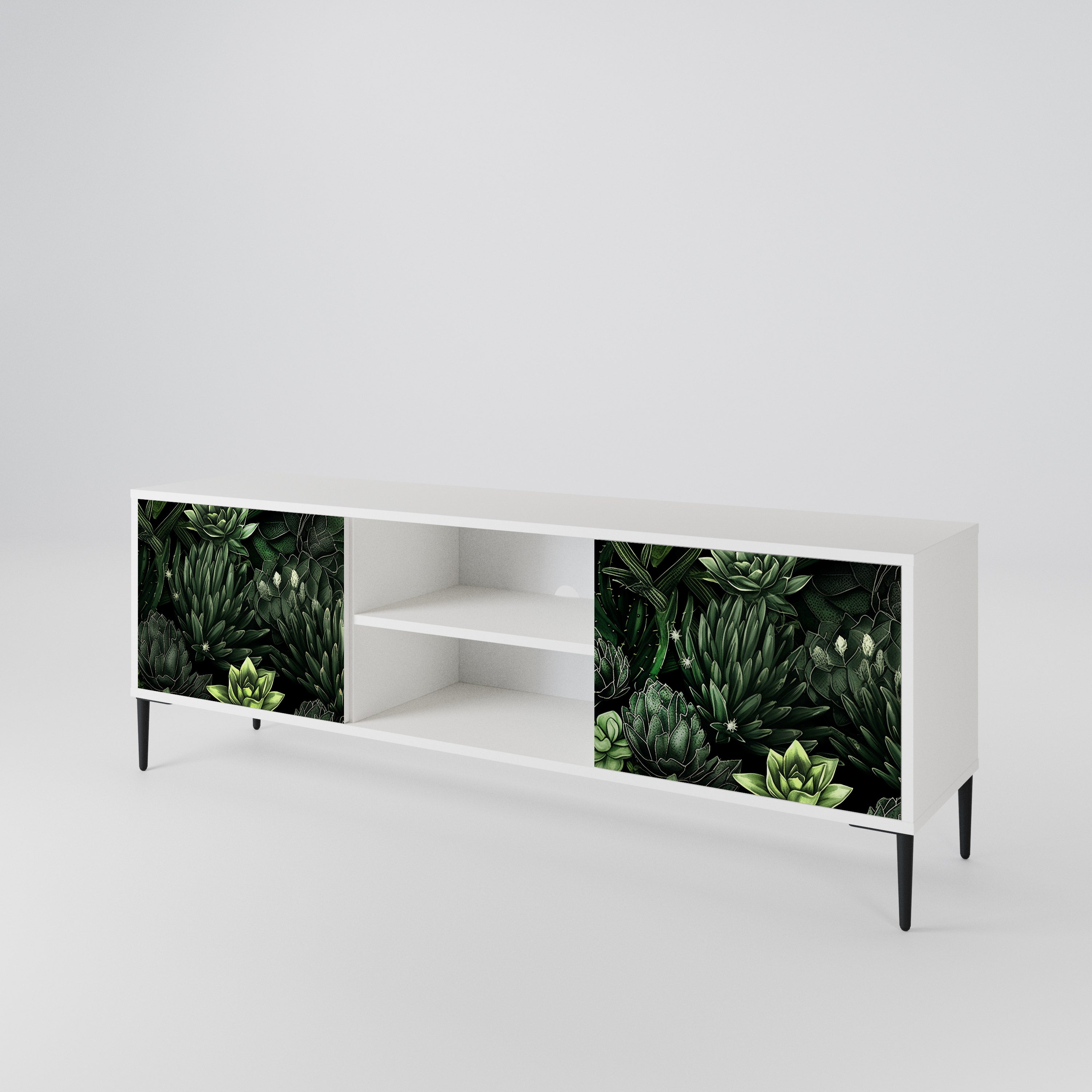 SUCCULENT JUNGLE 2-türiges TV-Lowboard