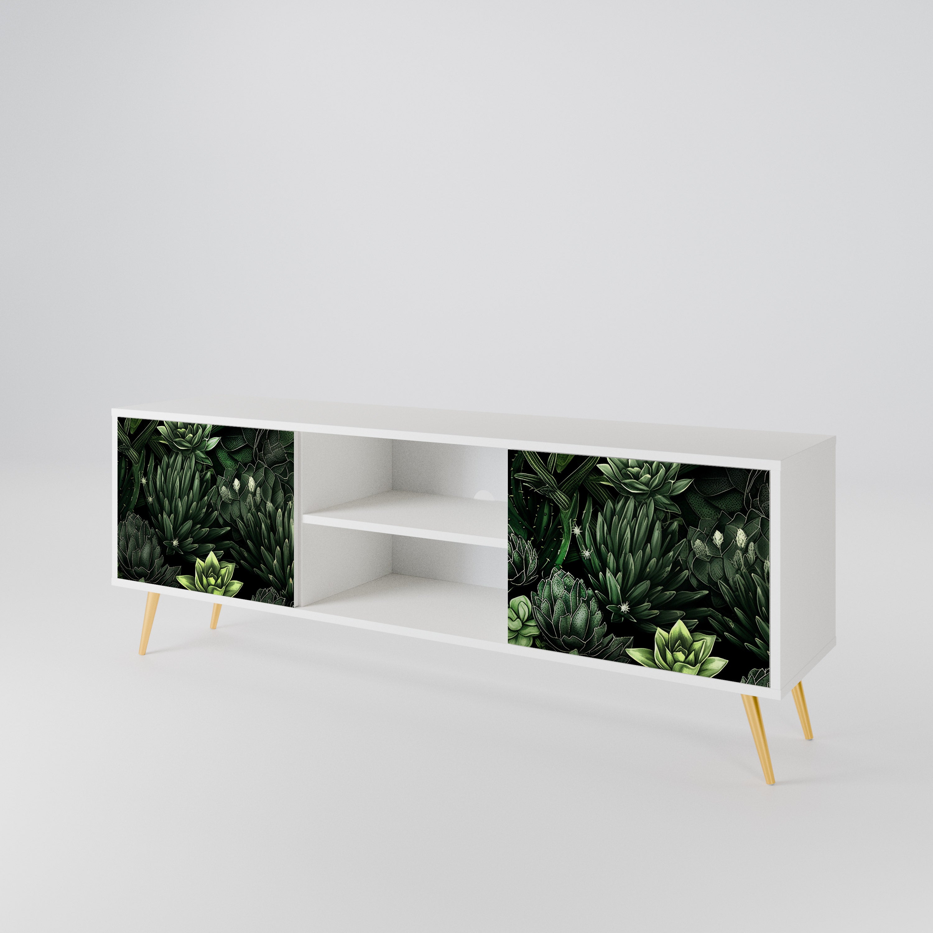 SUCCULENT JUNGLE 2-türiges TV-Lowboard