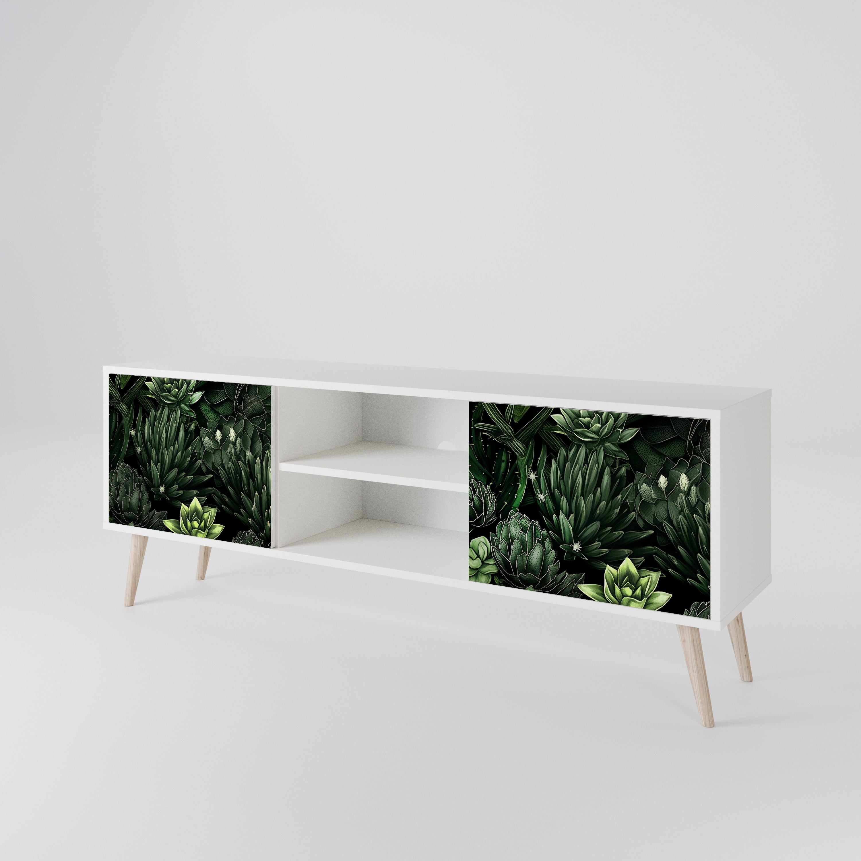 SUCCULENT JUNGLE 2-türiges TV-Lowboard