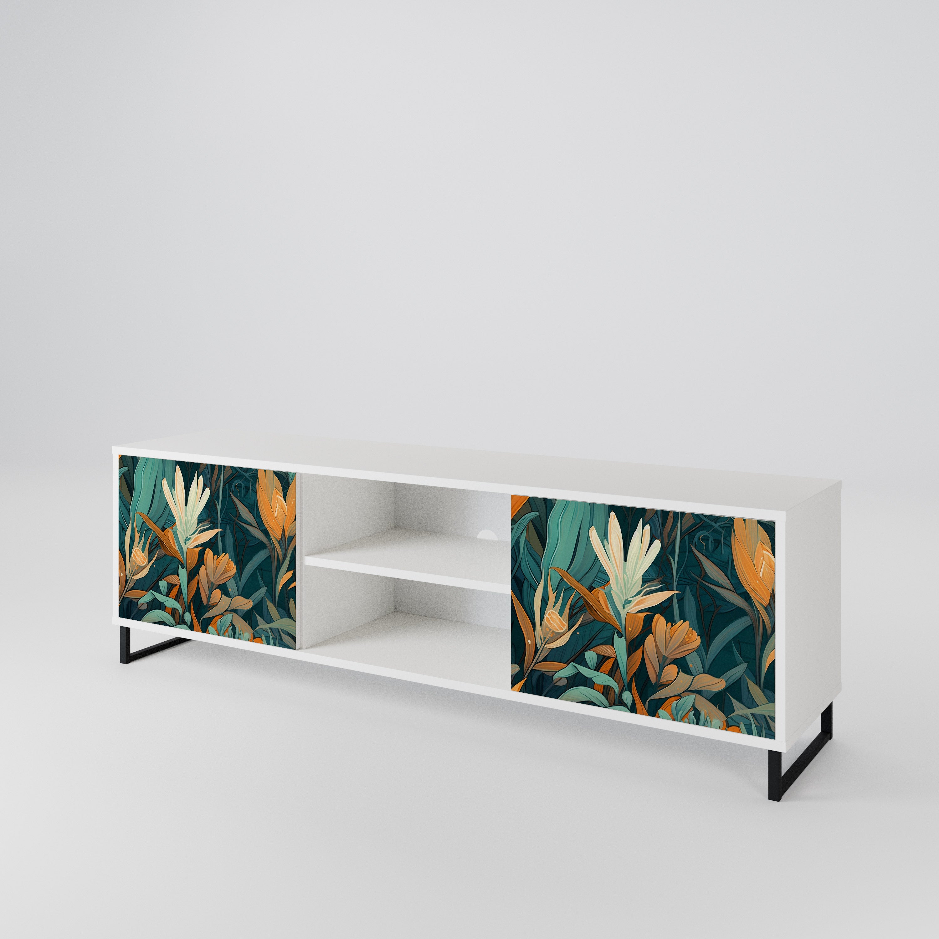 FLORAL SERENITY 2-türiges TV-Lowboard