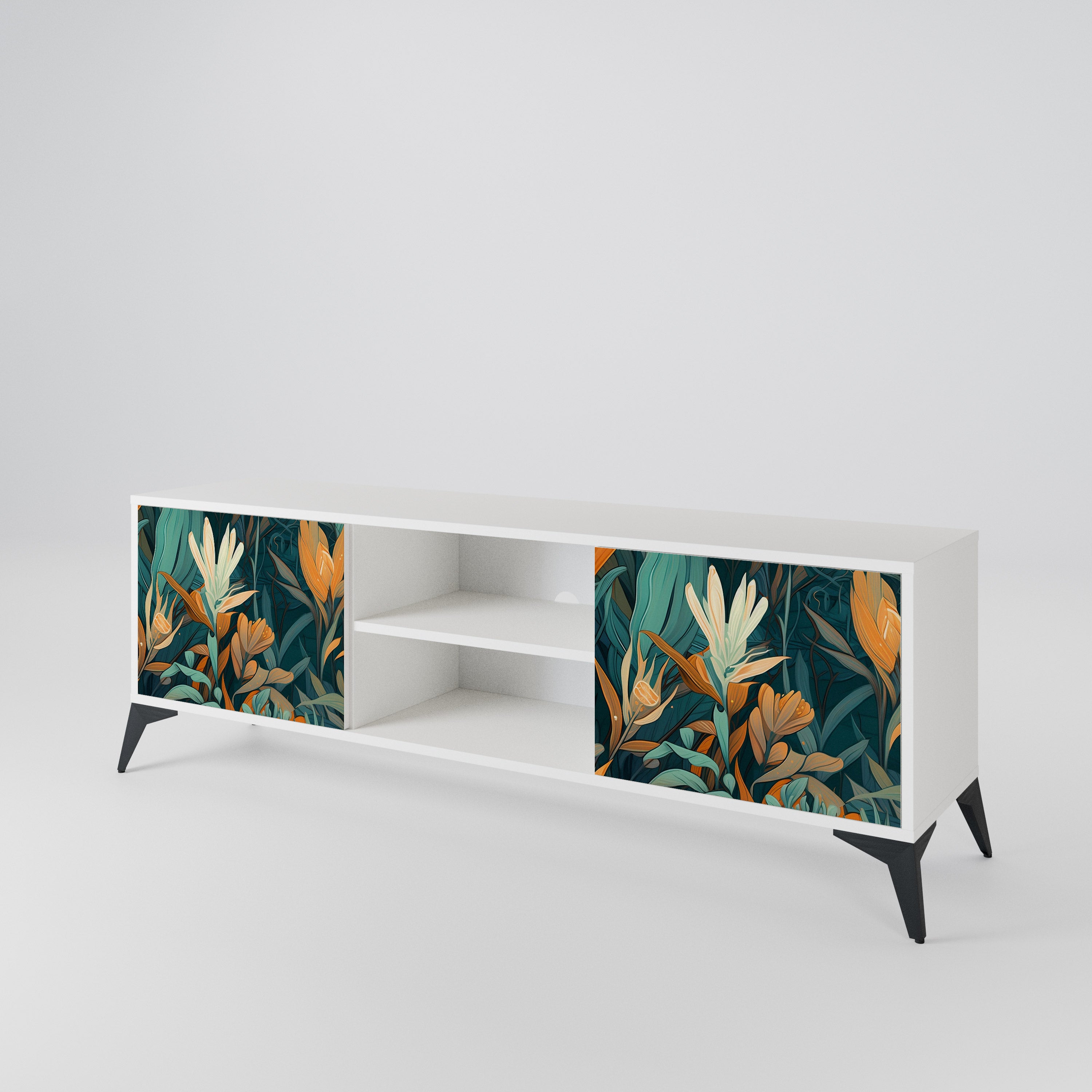 FLORAL SERENITY 2-türiges TV-Lowboard