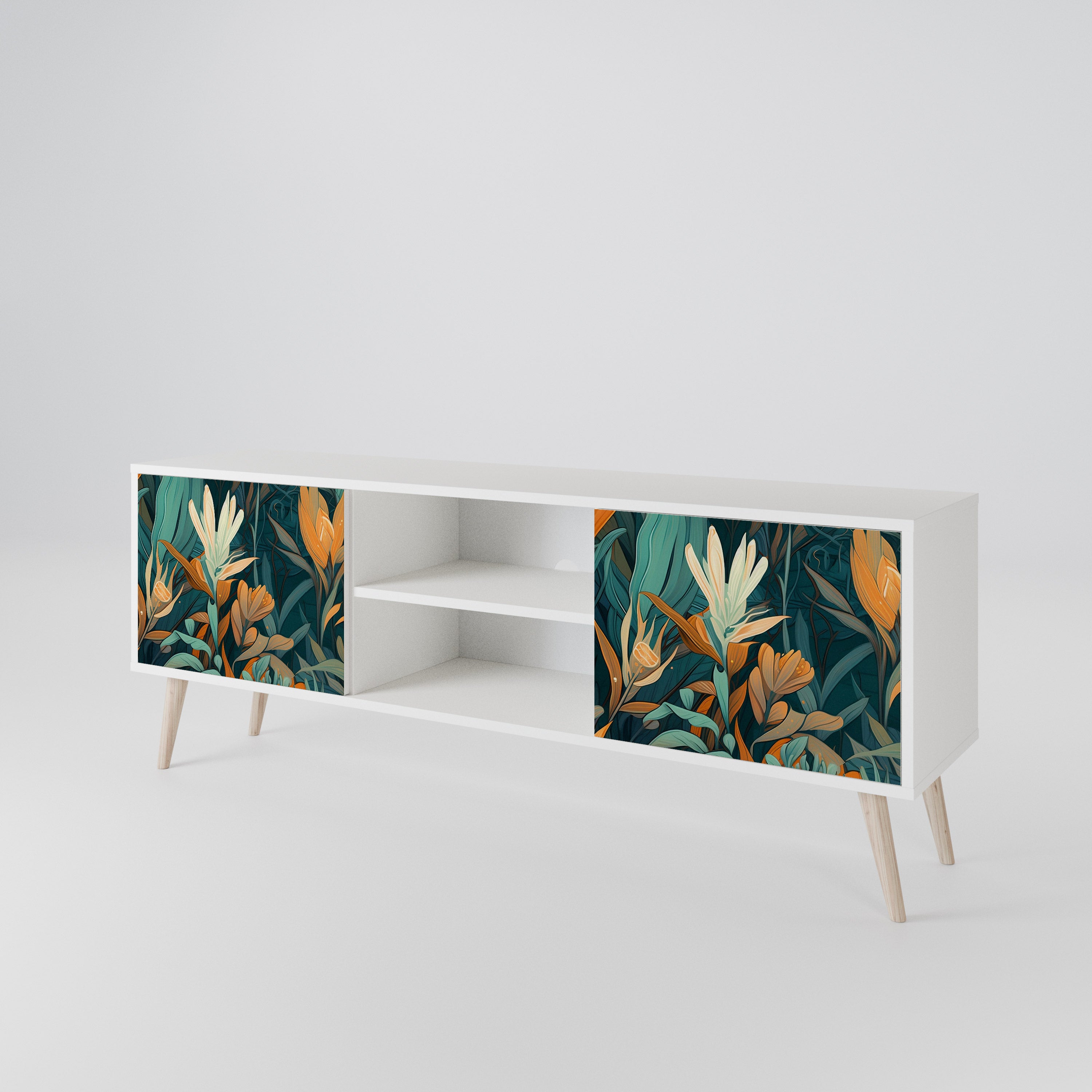 FLORAL SERENITY 2-türiges TV-Lowboard