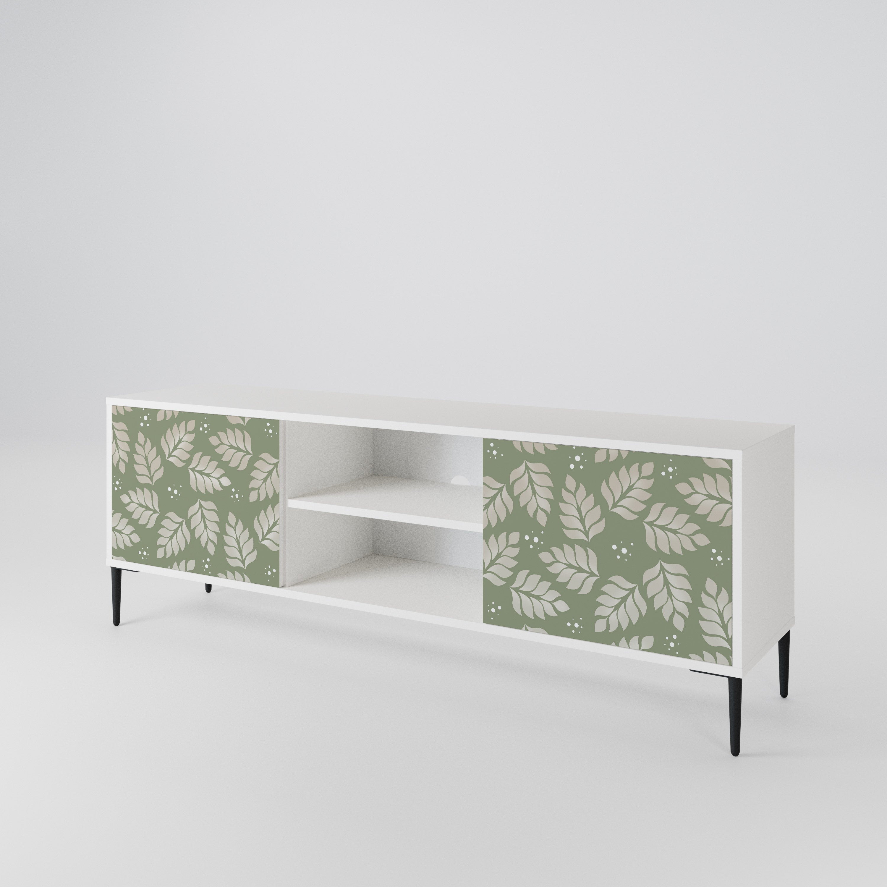LEAVES ON GREEN 2-Door TV Cabinet