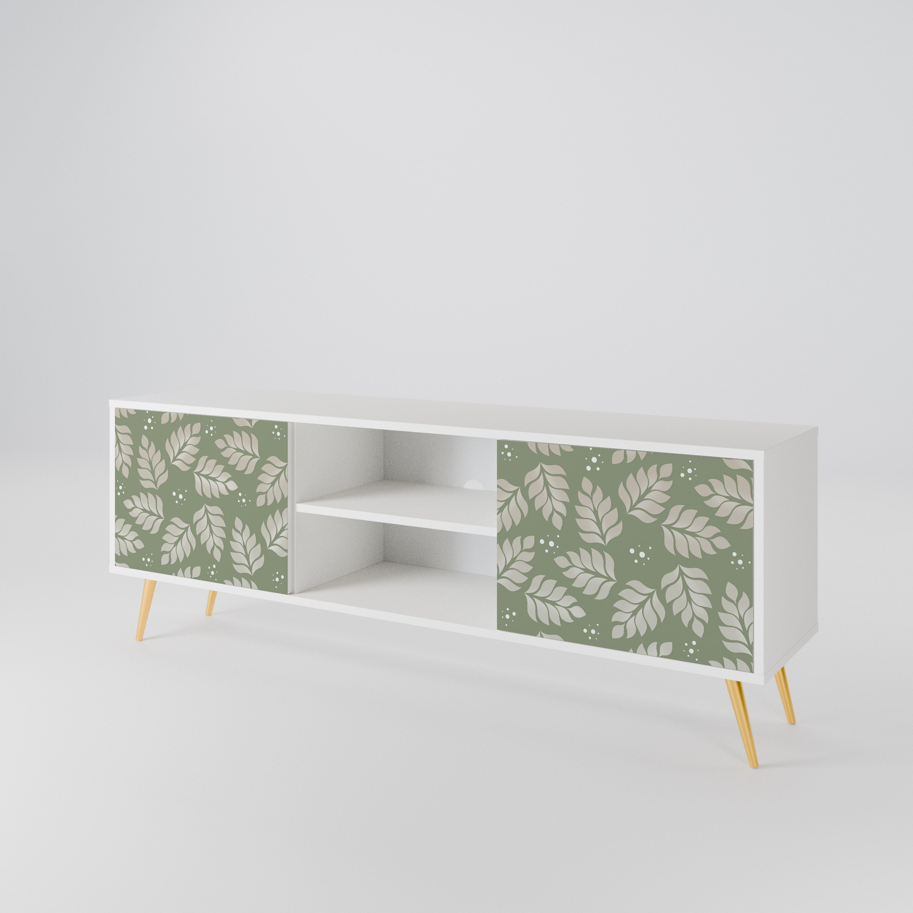 LEAVES ON GREEN 2-Door TV Cabinet