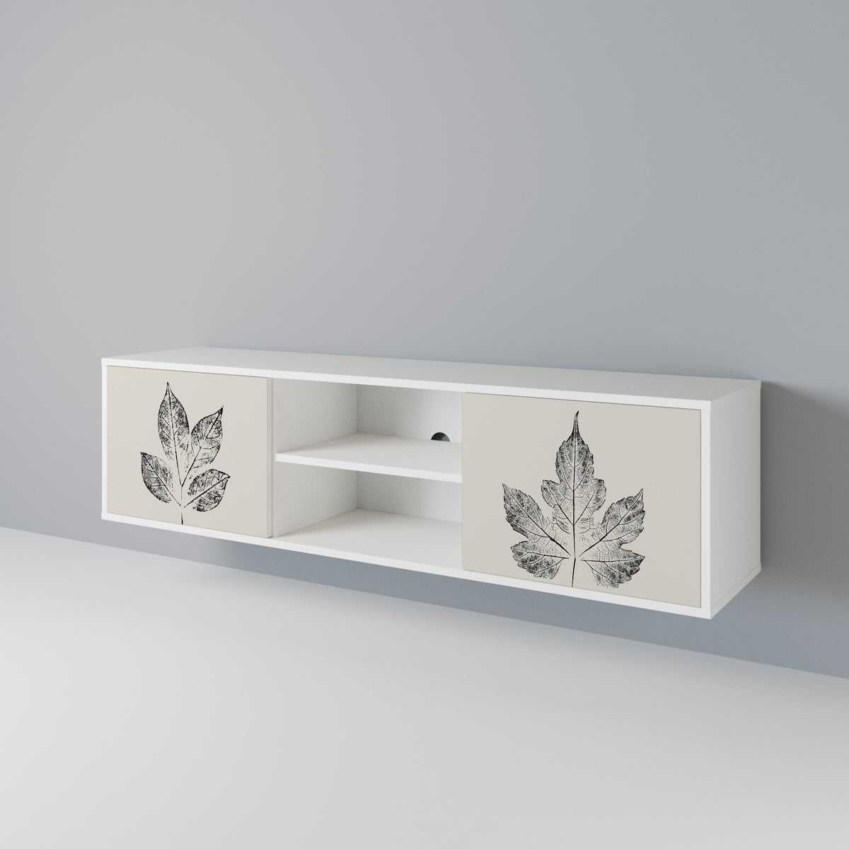 LEAFY STAMPS 2-türiges TV-Lowboard
