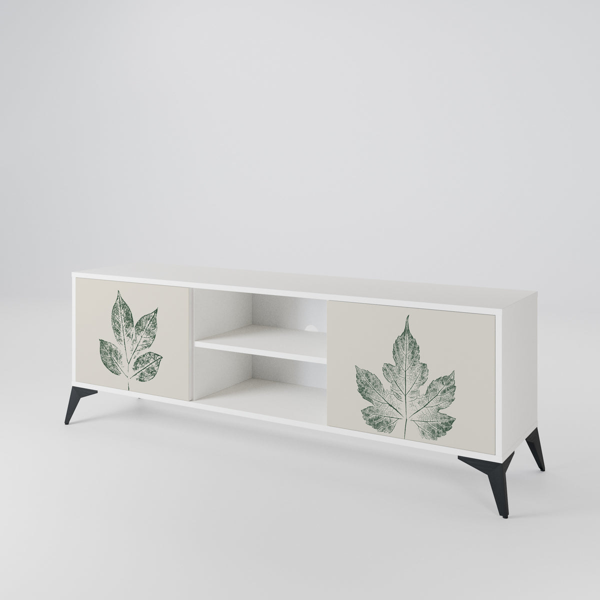 GREEN LEAFY STAMPS 2-türiges TV-Lowboard