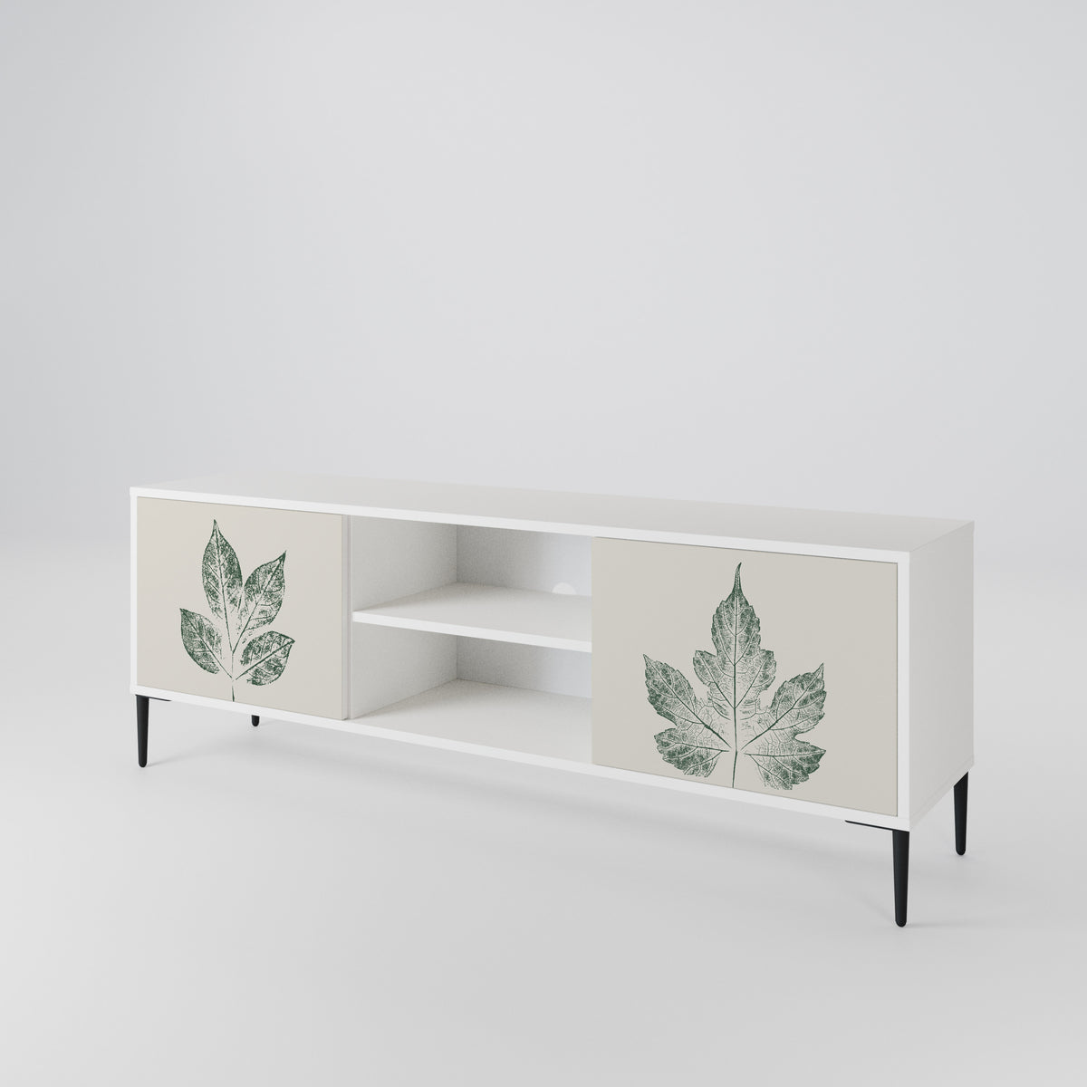 GREEN LEAFY STAMPS 2-türiges TV-Lowboard