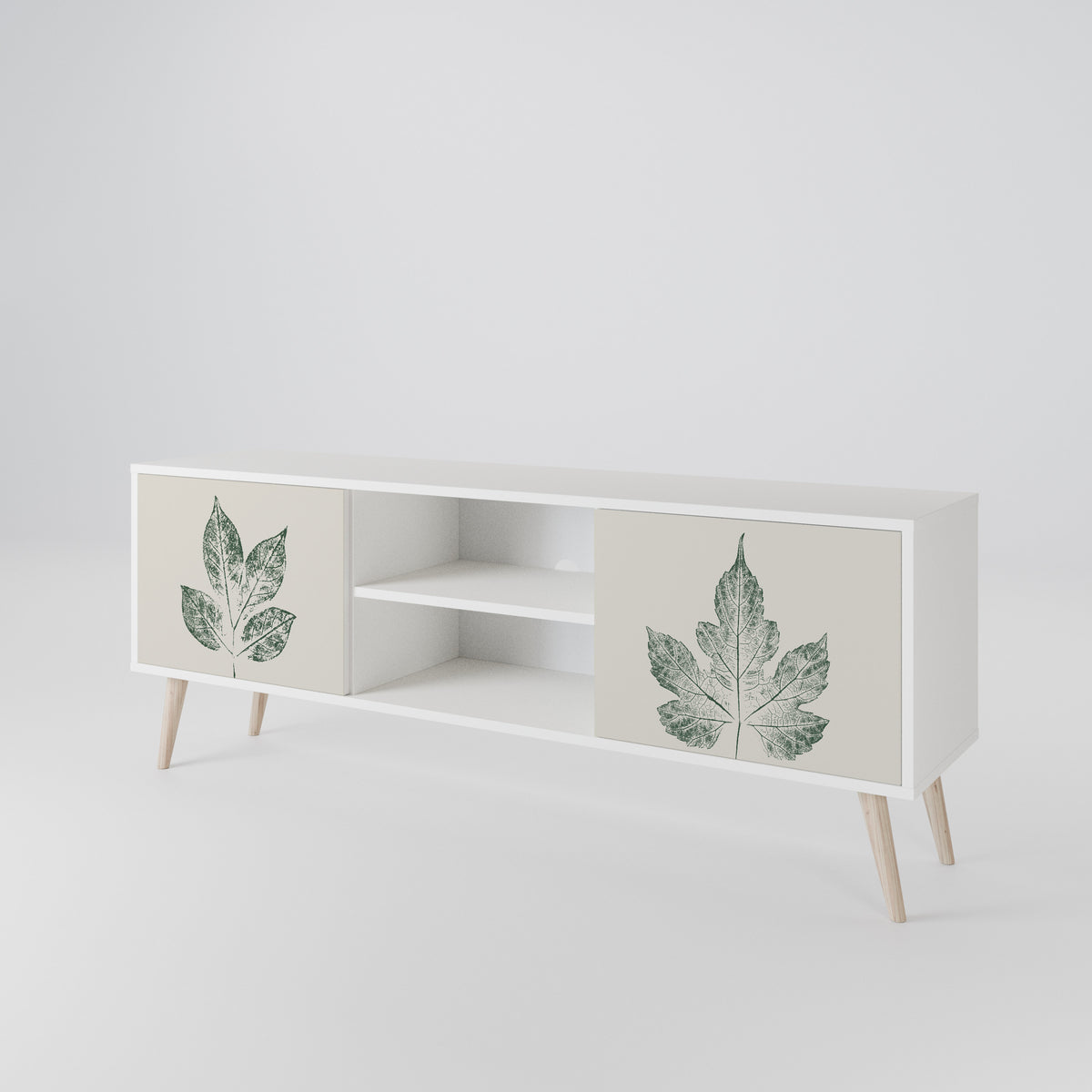 GREEN LEAFY STAMPS 2-türiges TV-Lowboard
