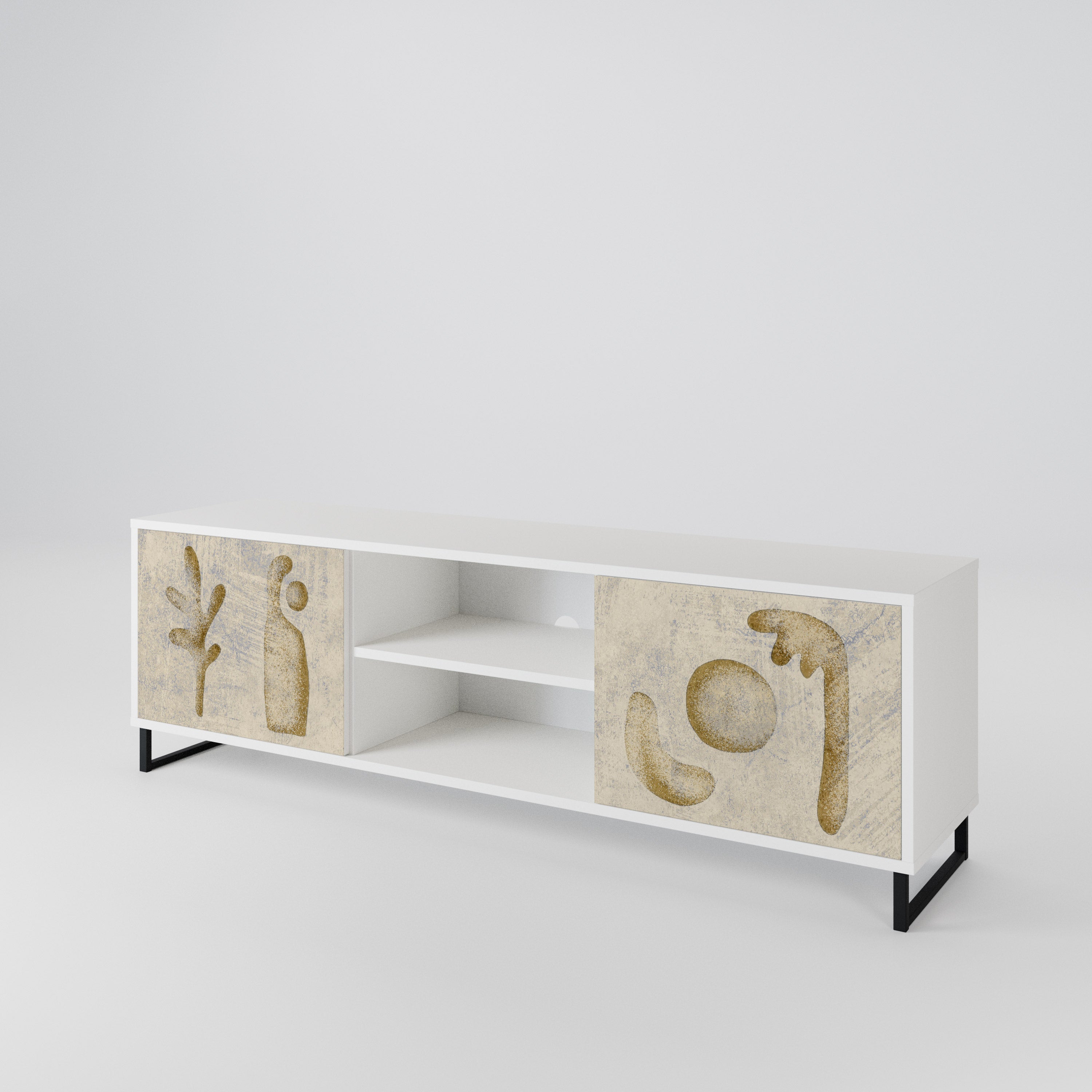 SAND SCULPTURES 2-Door TV Cabinet