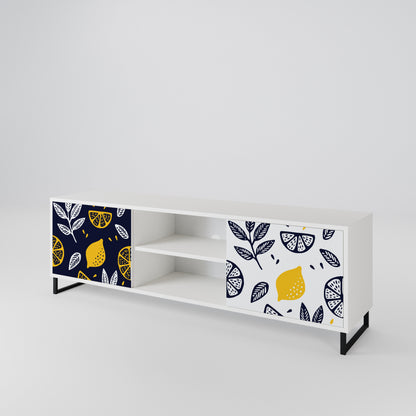 CITRUS BLACK AND WHITE 2-türiges TV-Lowboard