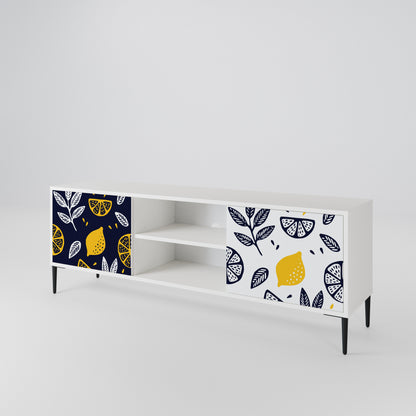CITRUS BLACK AND WHITE 2-türiges TV-Lowboard