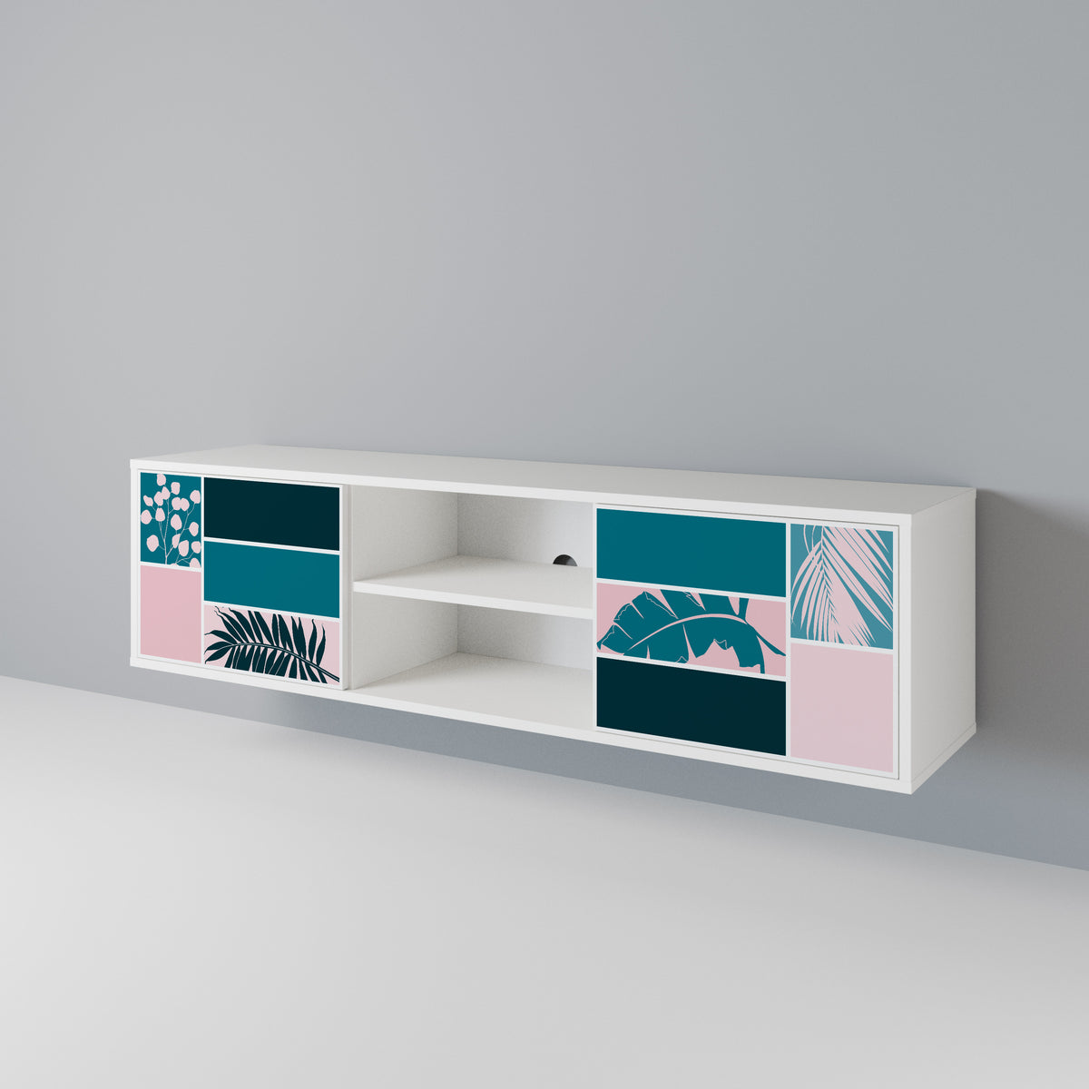 COMBINATION OF SHAPES 2-türiges TV-Lowboard