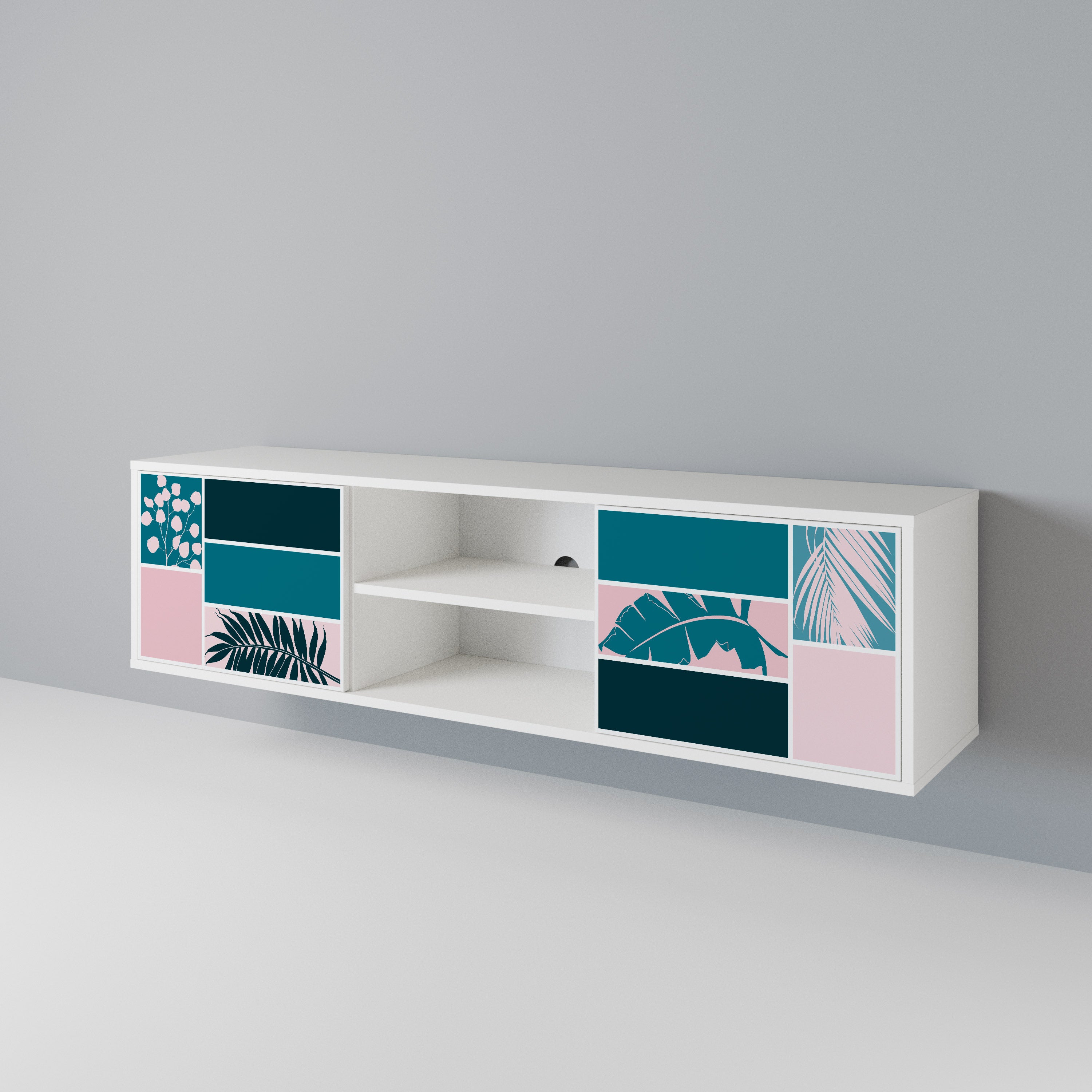 COMBINATION OF SHAPES 2-türiges TV-Lowboard