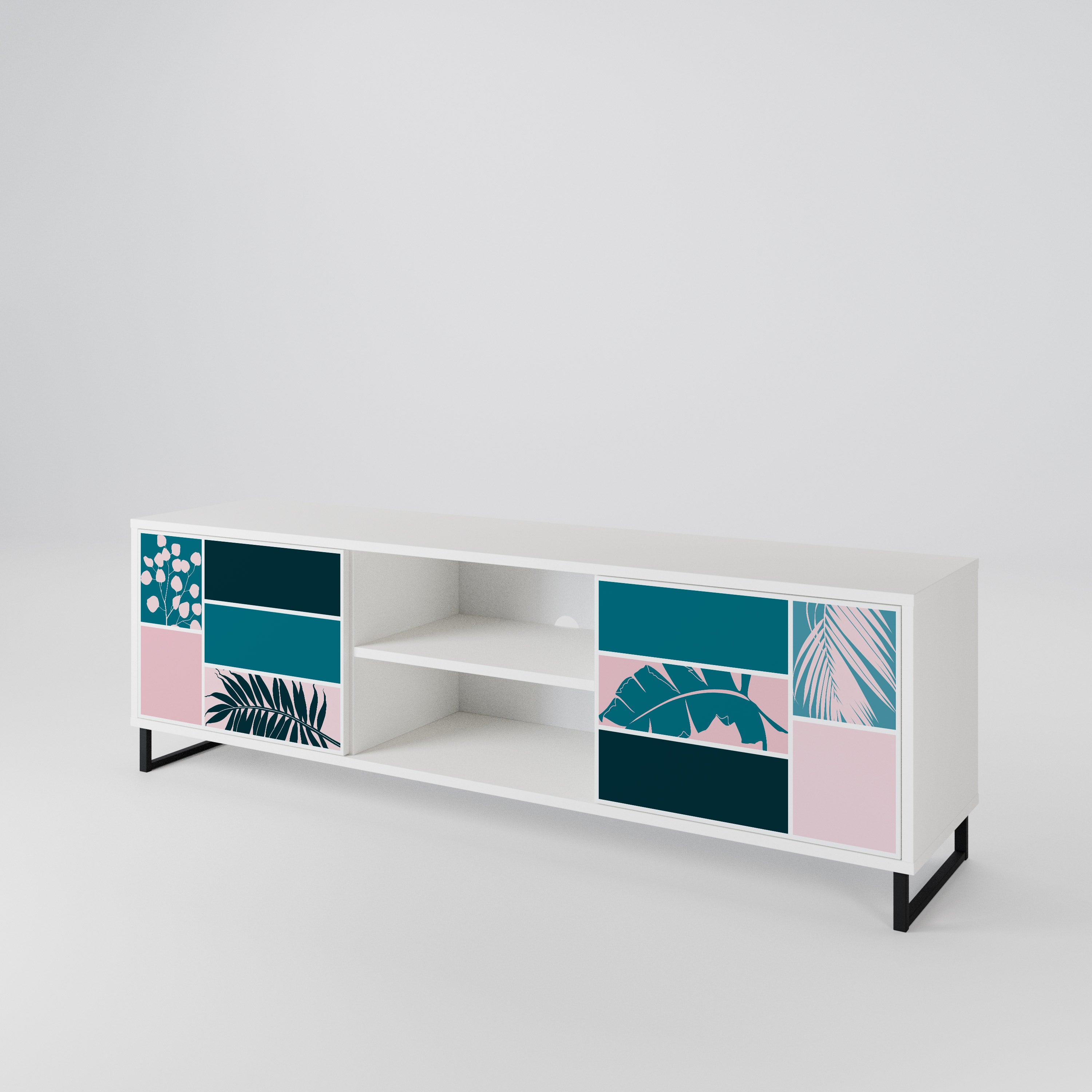 COMBINATION OF SHAPES 2-türiges TV-Lowboard