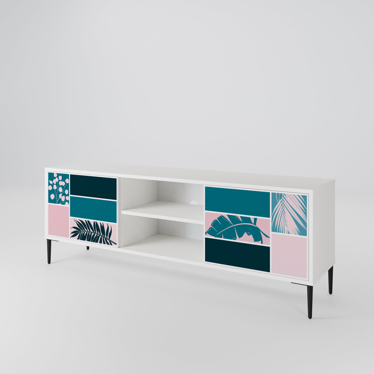 COMBINATION OF SHAPES 2-türiges TV-Lowboard